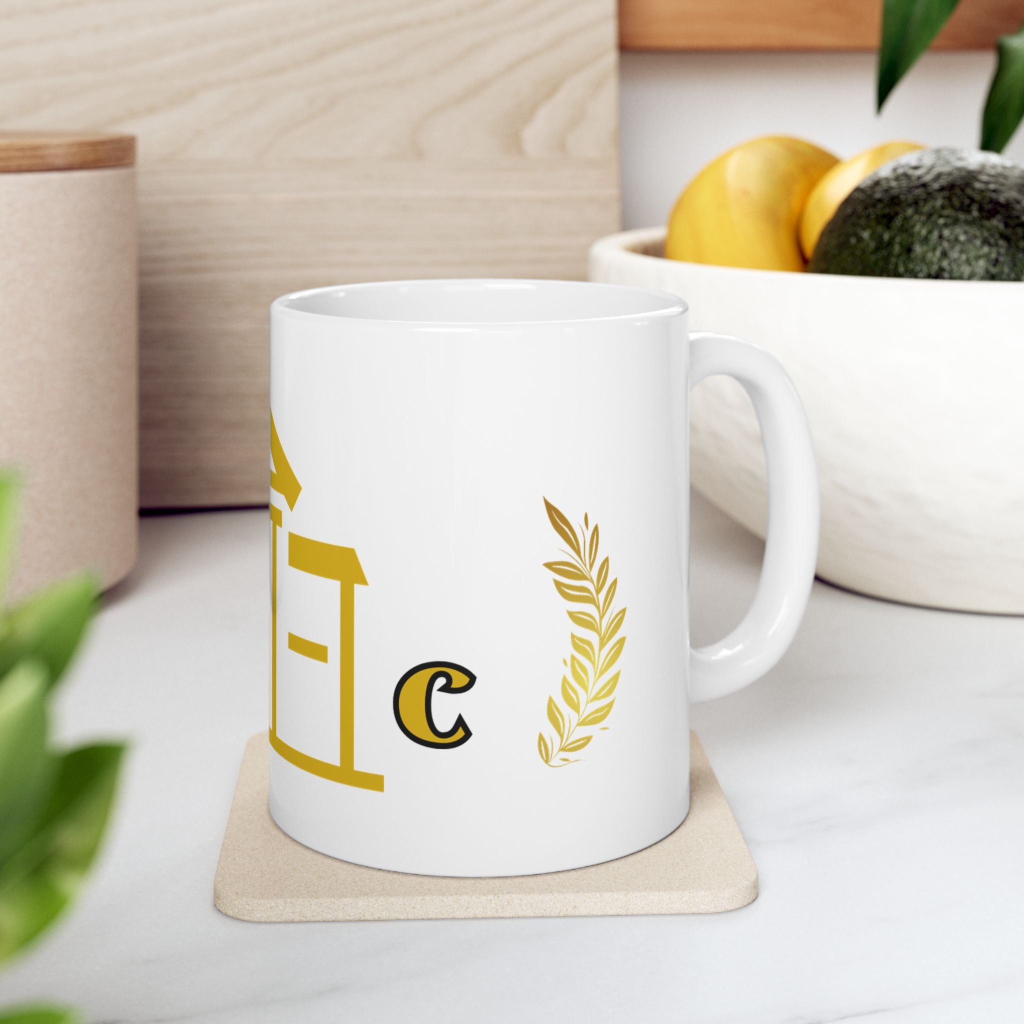 Passionoy Clubhouse Logo Accent Coffee Mug (11oz, 15oz)