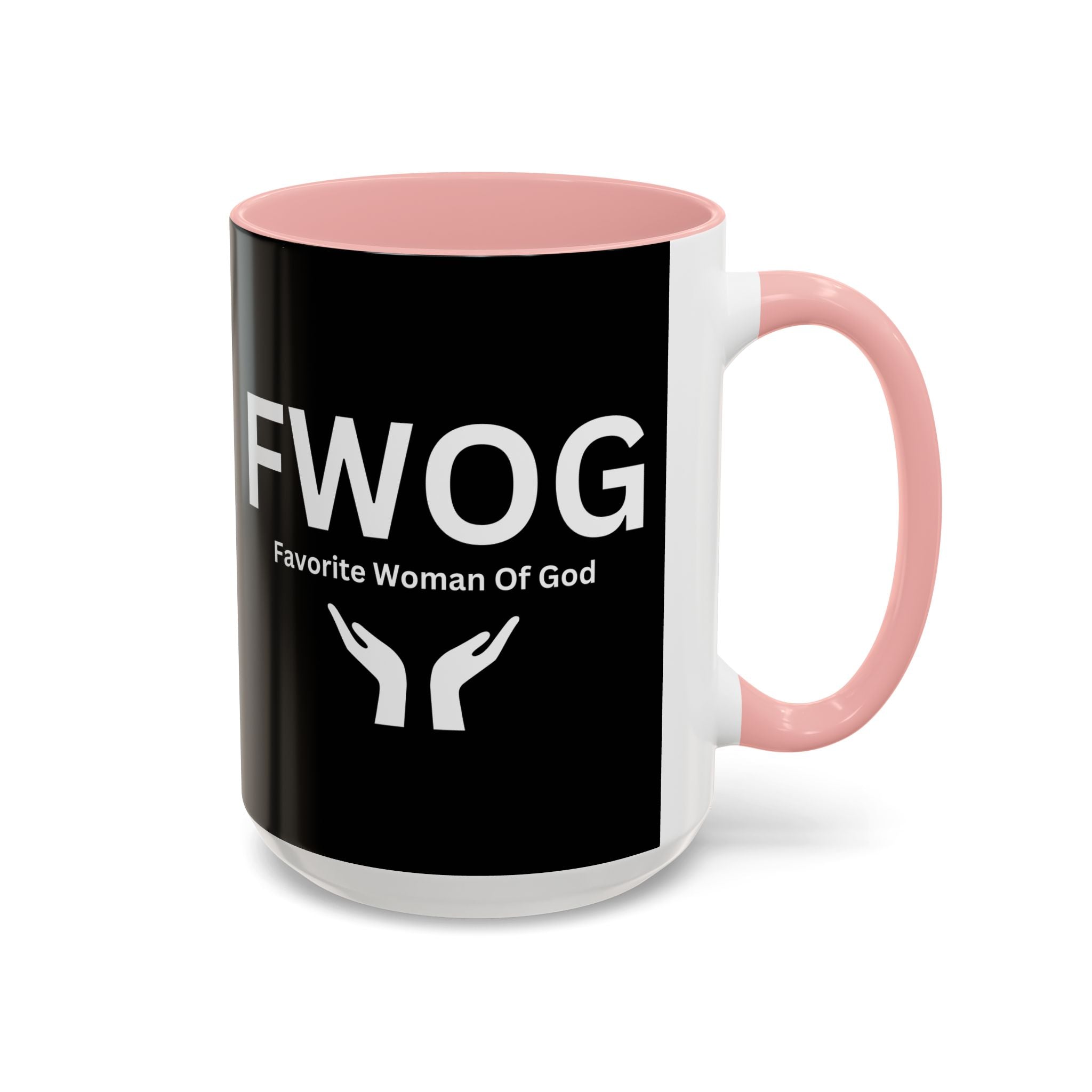 Favorite Woman of God (FWOG) Accent Coffee Mug (11oz, 15oz)