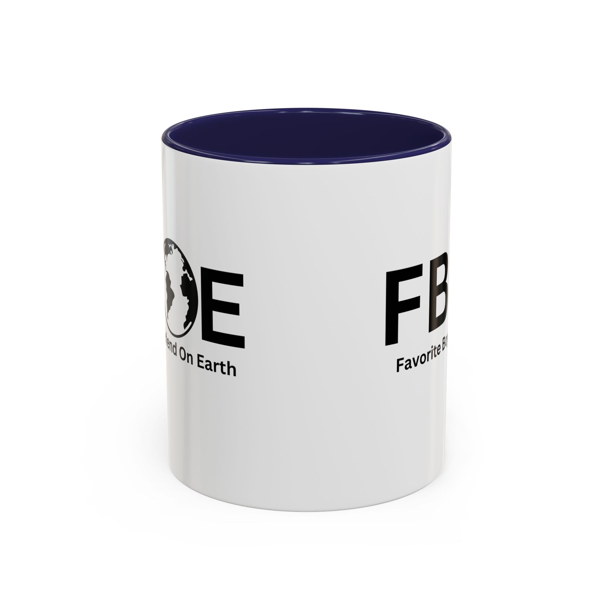 Favorite Boyfriend On Earth (FBOE) Accent Coffee Mug (11oz, 15oz)