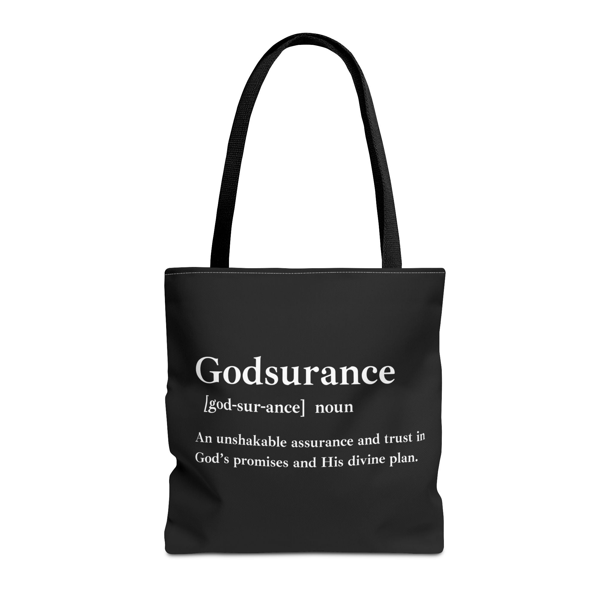 Godsurance Tote Bag - Custom Printed Stylish and Functional Tote