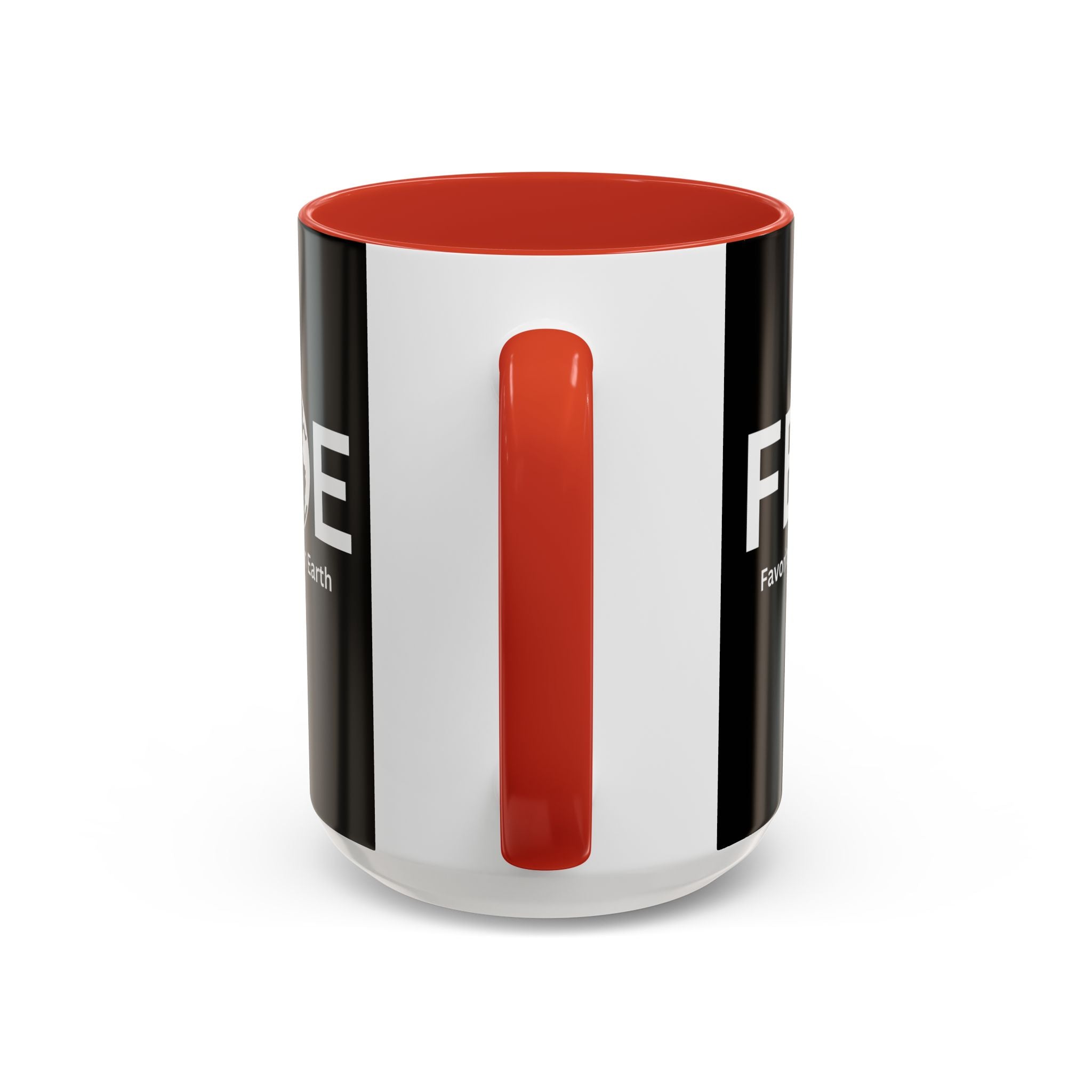 Favorite Brother On Earth (FBOE) Accent Coffee Mug (11oz, 15oz)