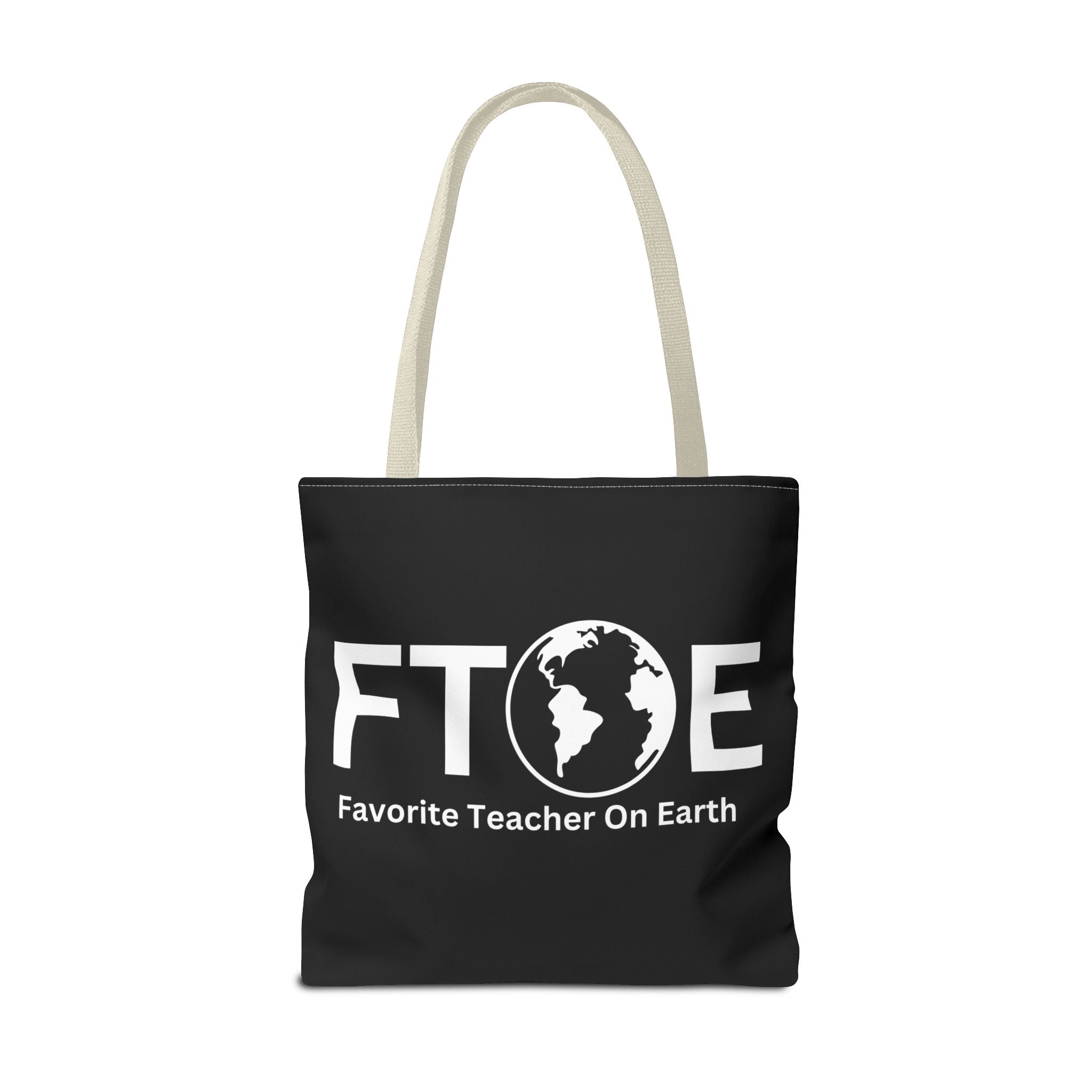 Favorite Teacher On Earth (FTOE) Tote Bag - Custom Printed Stylish and Functional Tote