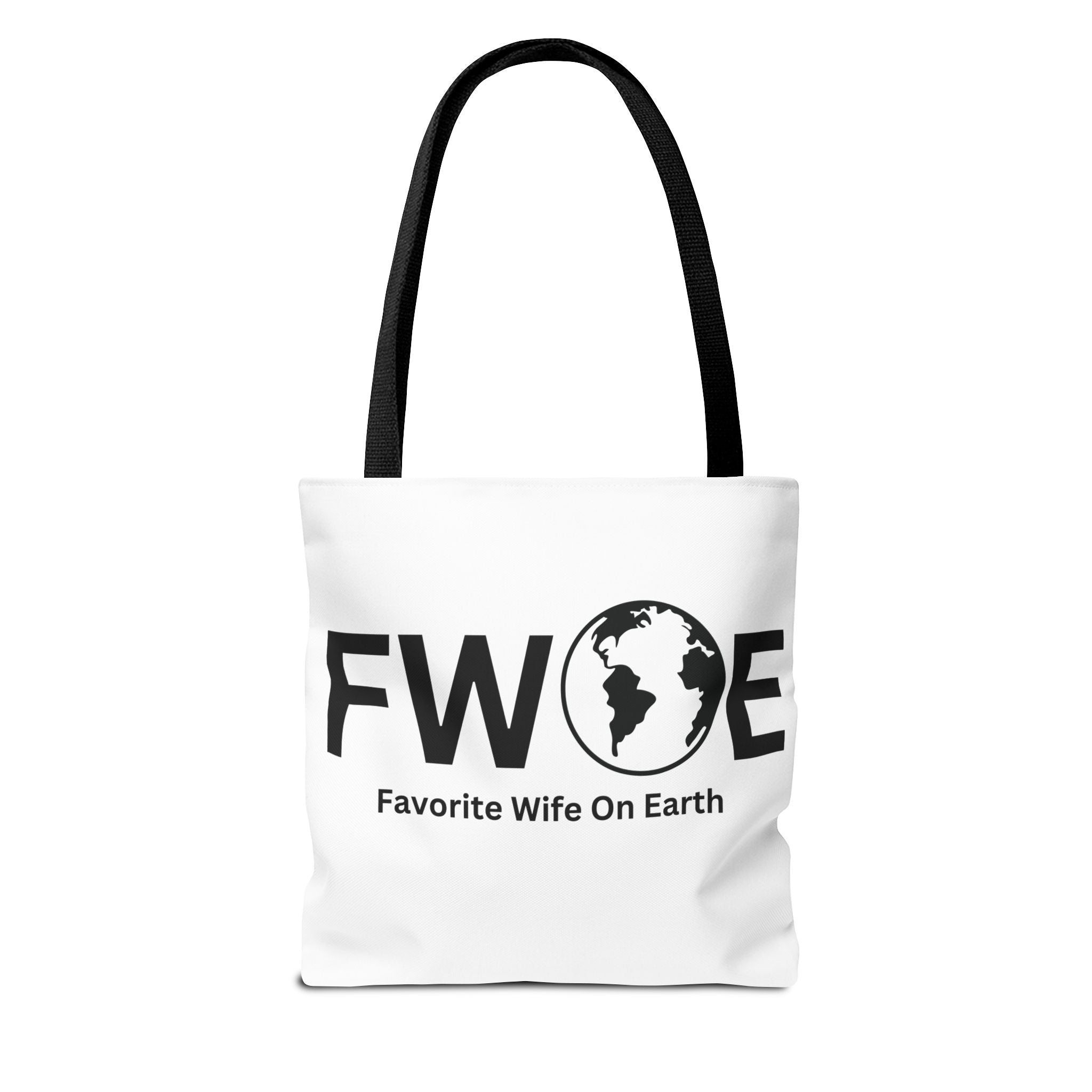 Favorite Wife On Earth (FWOE) Tote Bag - Custom Printed Stylish and Functional Tote