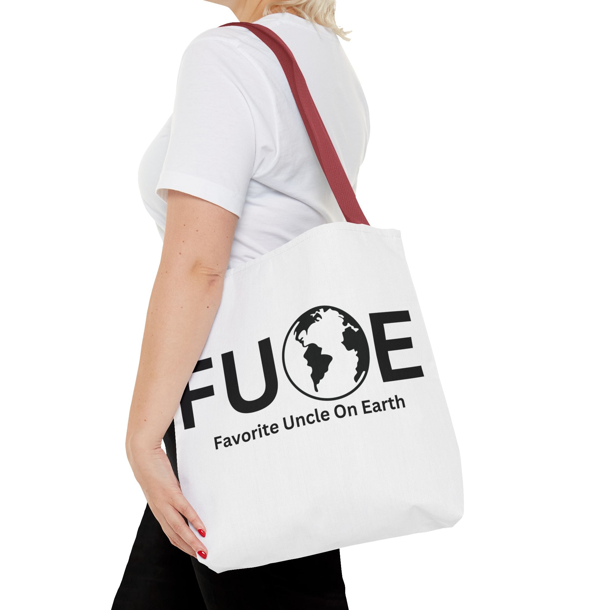 Favorite Uncle On Earth (FUOE) Tote Bag - Custom Printed Stylish and Functional Tote