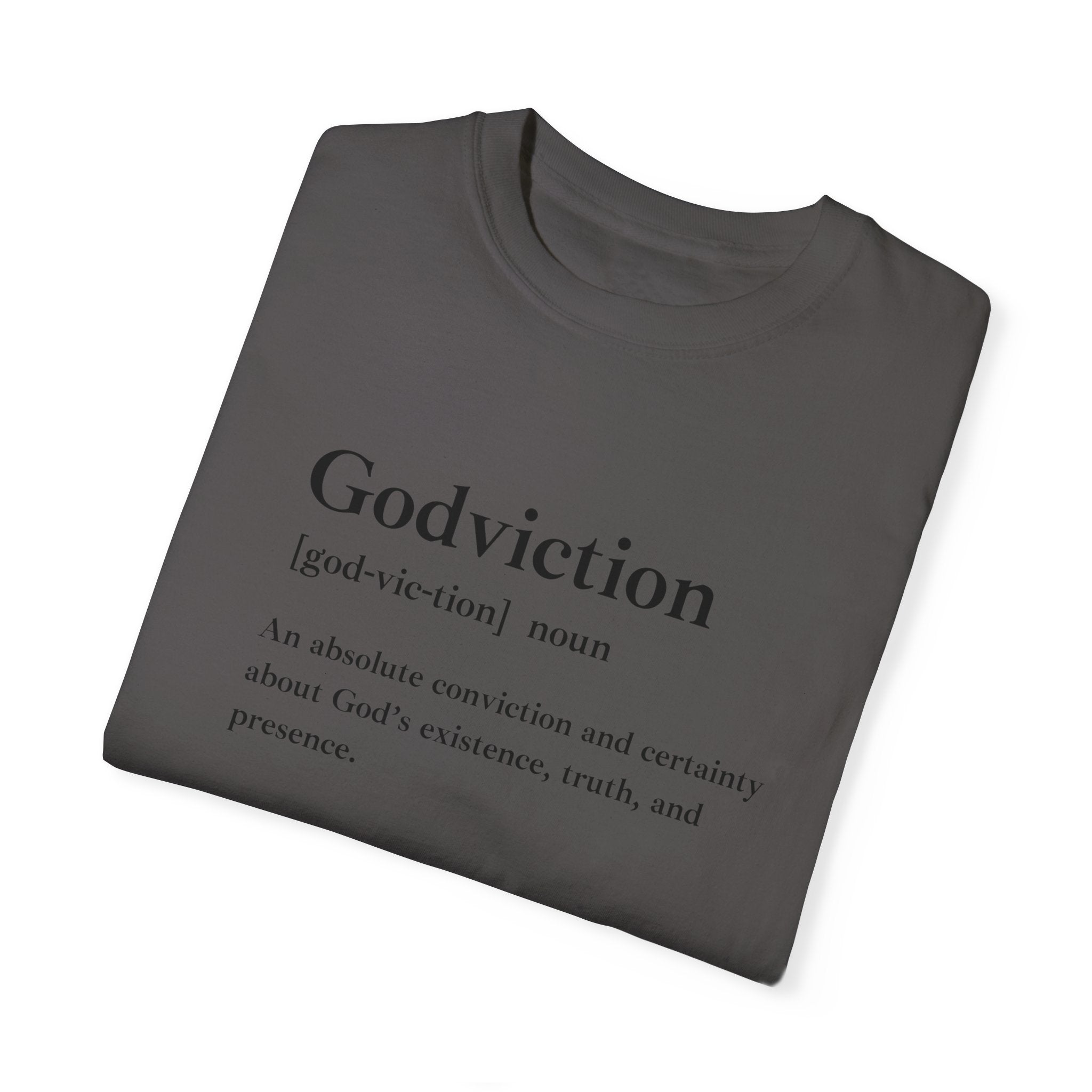 Godviction Unisex Garment-Dyed T-Shirt – Comfort Colors 1717