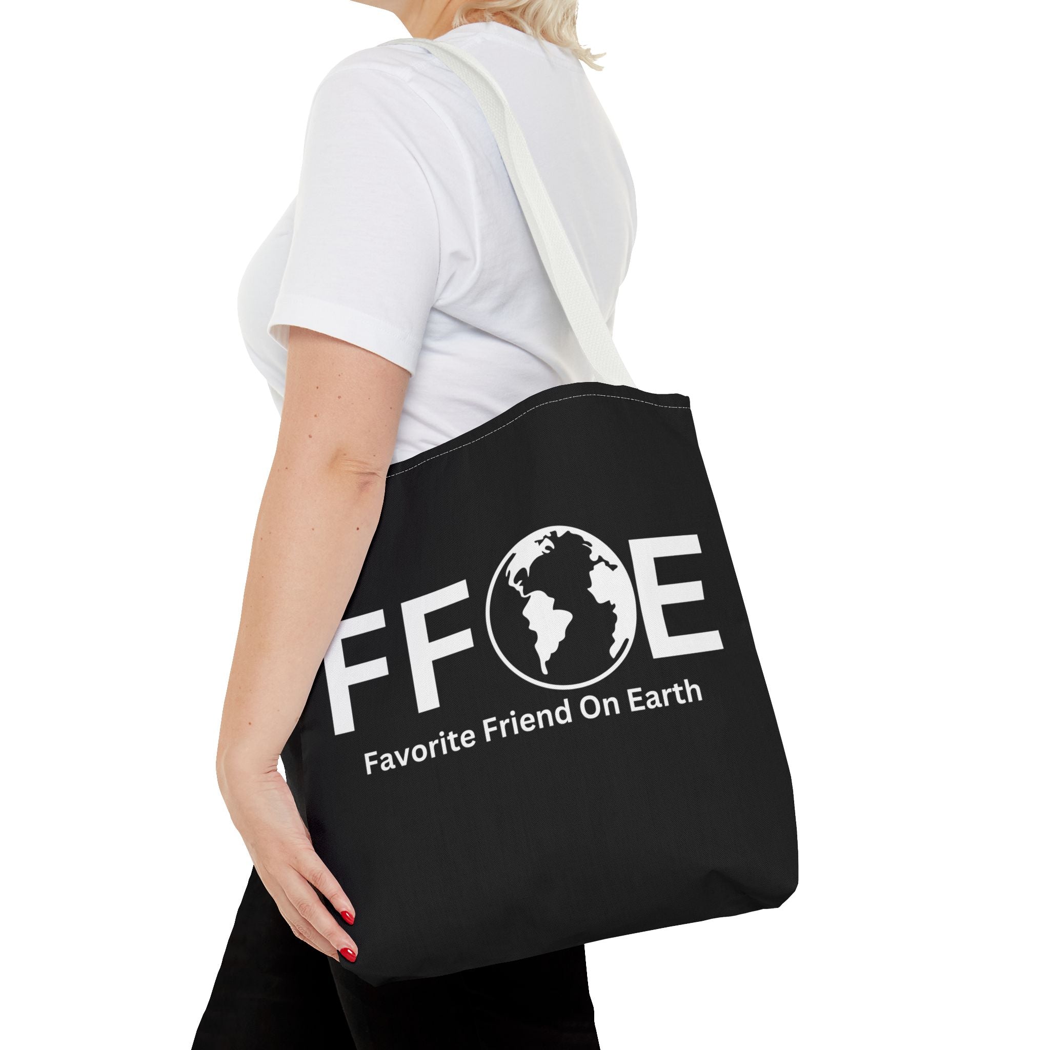 Favorite Friend On Earth (FFOE) Tote Bag - Custom Printed Stylish and Functional Tote