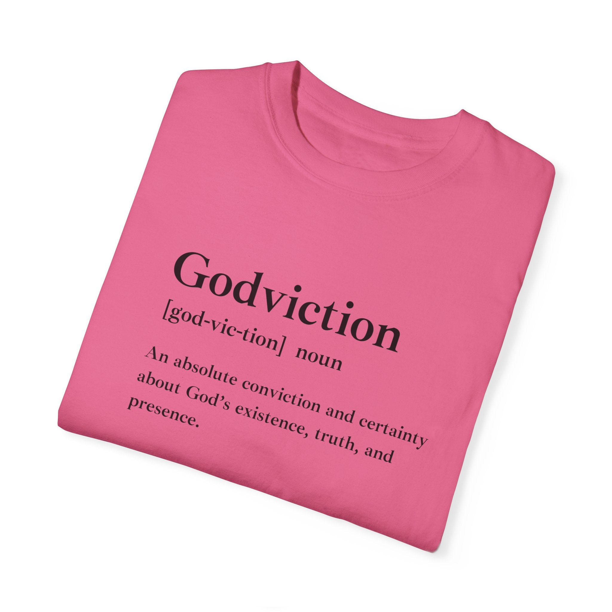 Godviction Unisex Garment-Dyed T-Shirt – Comfort Colors 1717