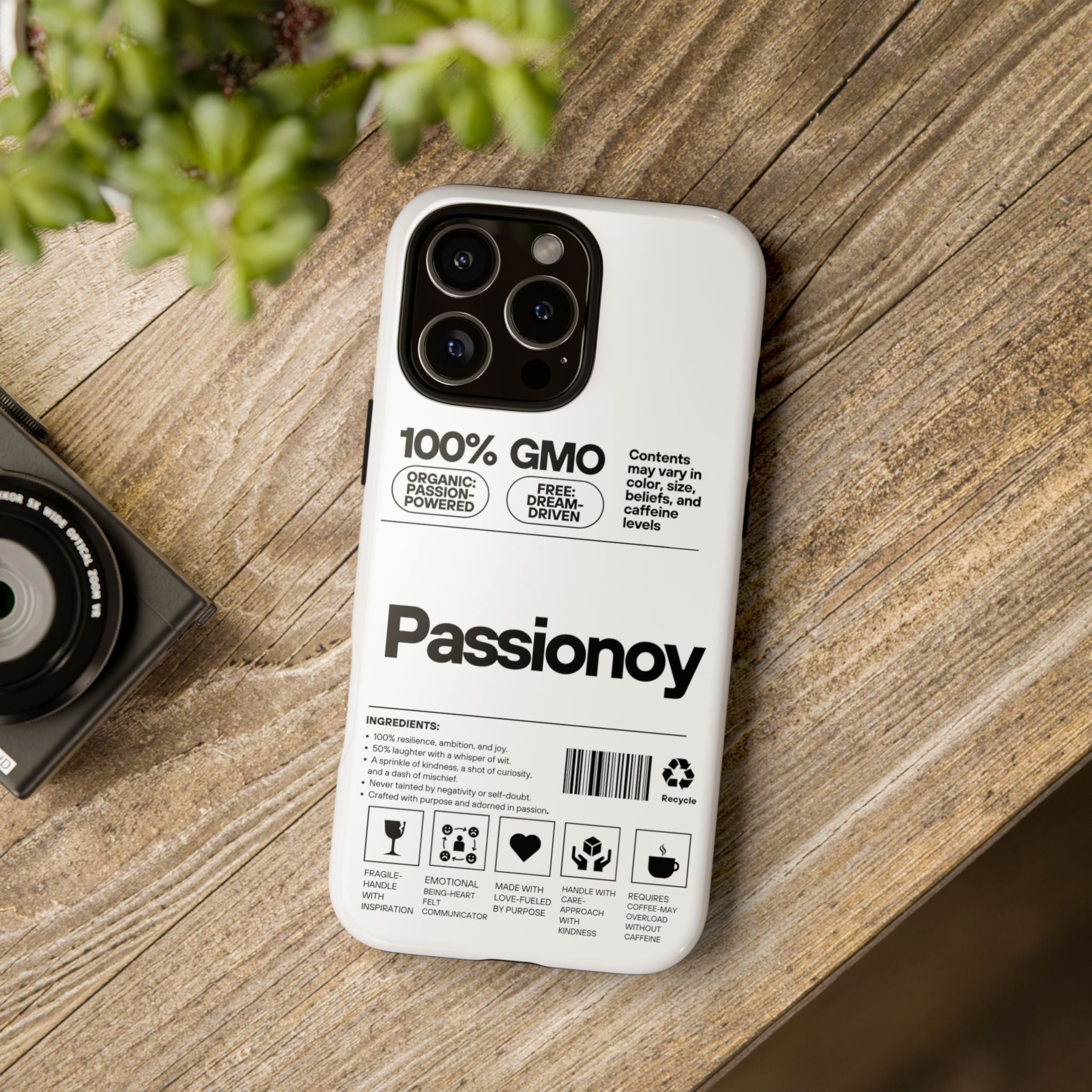 Passionoy Label Tough Cases - Custom Protective Phone Cases for iPhone, Samsung Galaxy, and Google Pixel