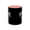 Favorite Teacher On Earth (FTOE) Accent Coffee Mug (11oz, 15oz)