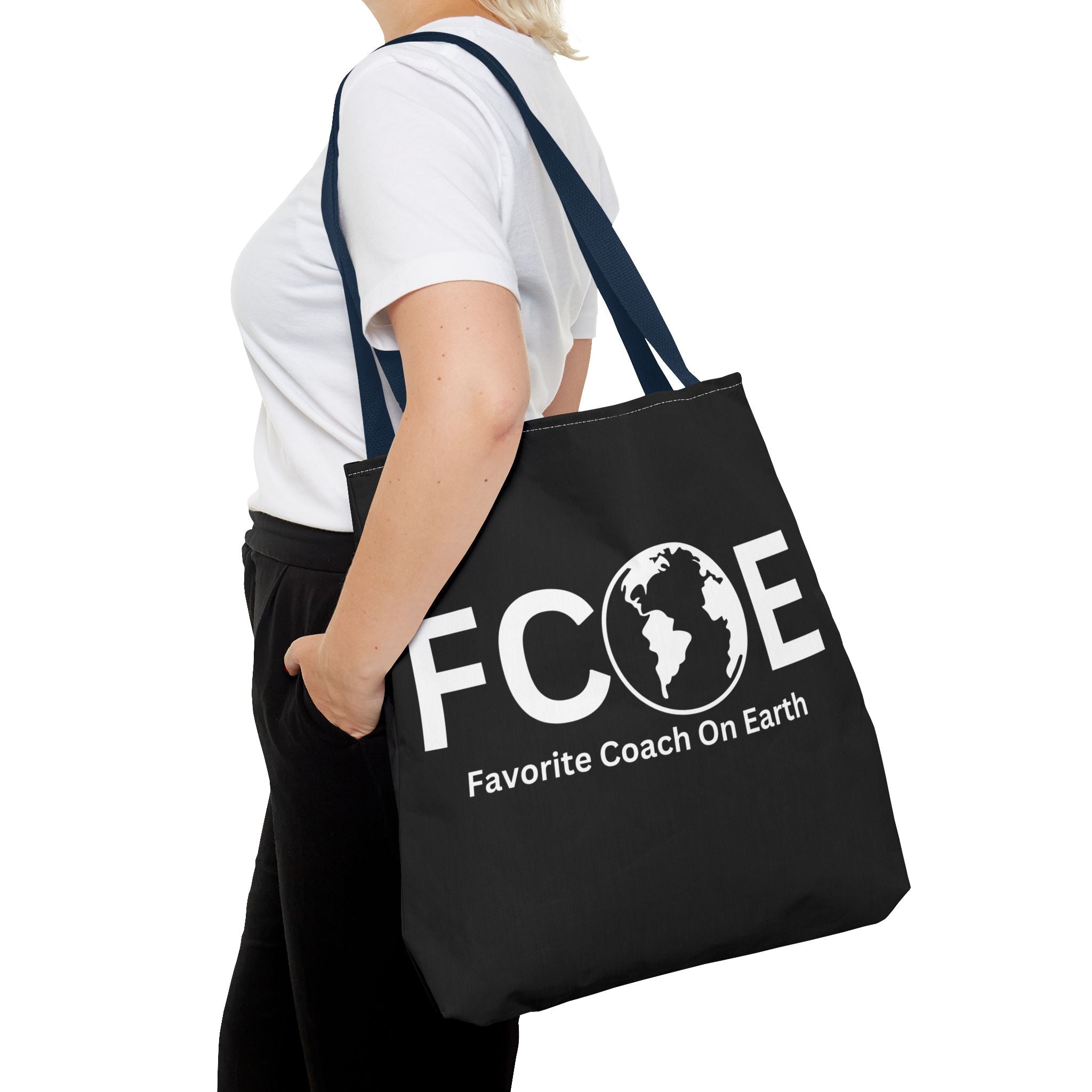 Favorite Coach On Earth (FCOE) Tote Bag - Custom Printed Stylish and Functional Tote