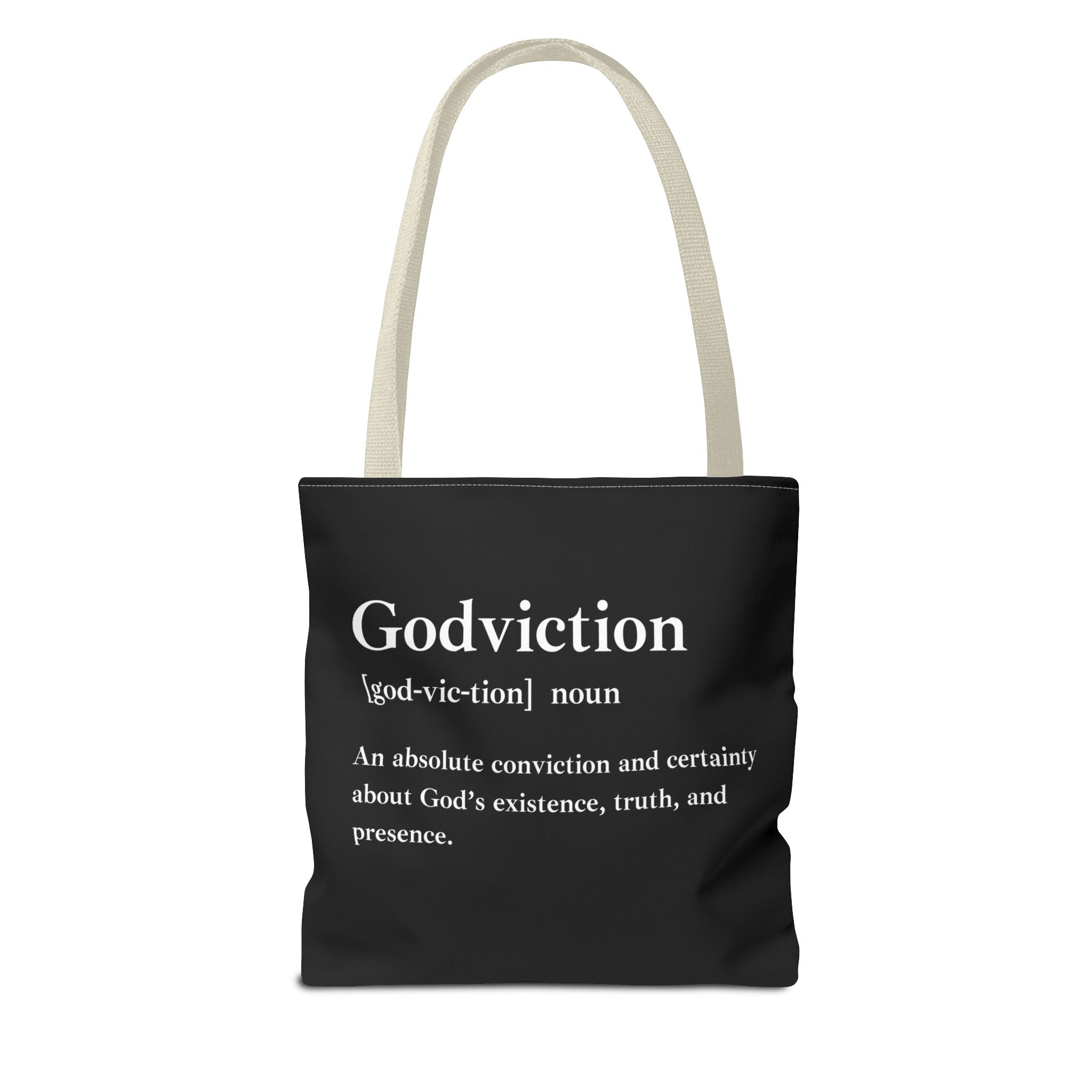 Godviction Tote Bag - Custom Printed Stylish and Functional Tote