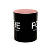 Favorite Girlfriend On Earth (FGOE) Accent Coffee Mug (11oz, 15oz)