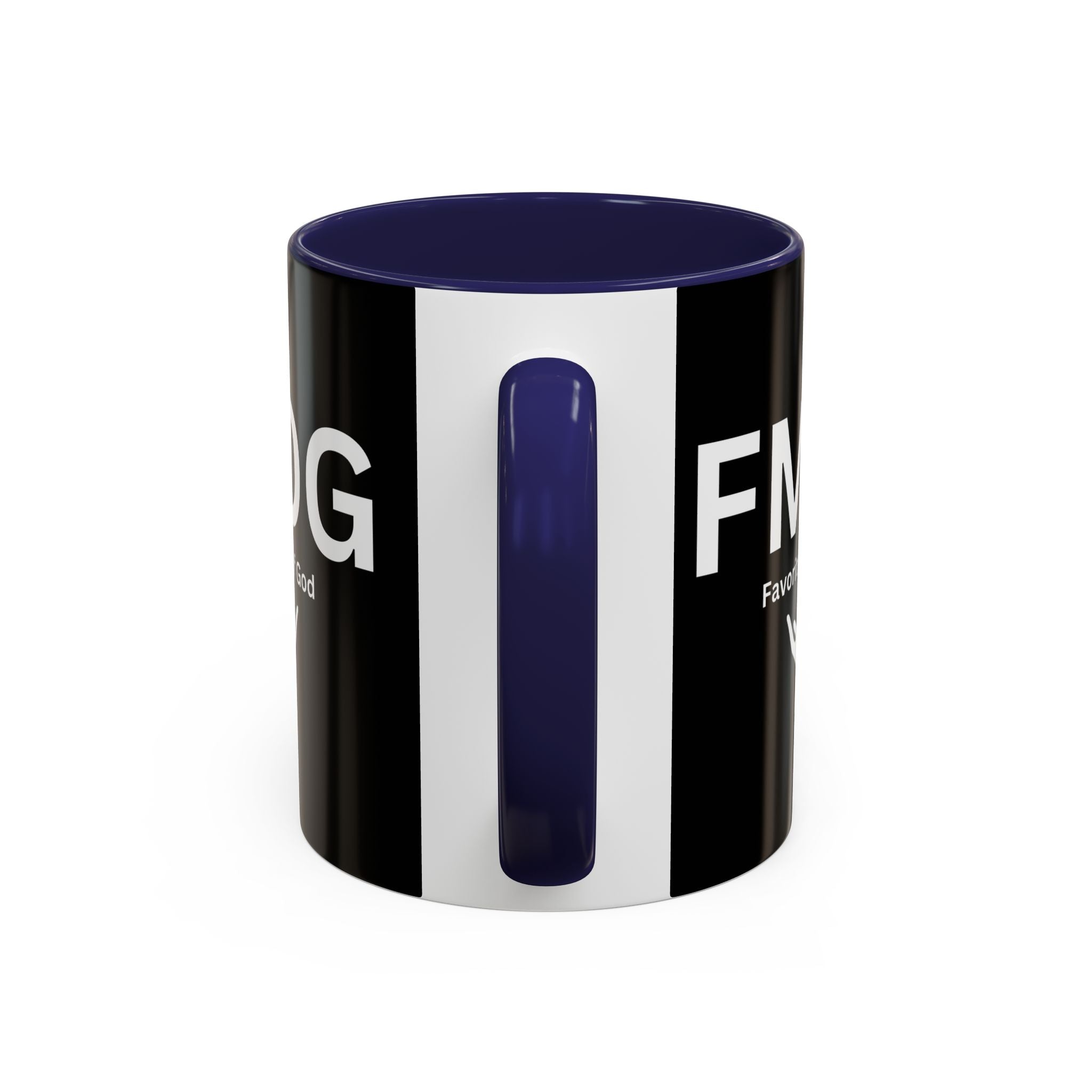 Favorite Man of God (FMOG) Accent Coffee Mug (11, 15oz)