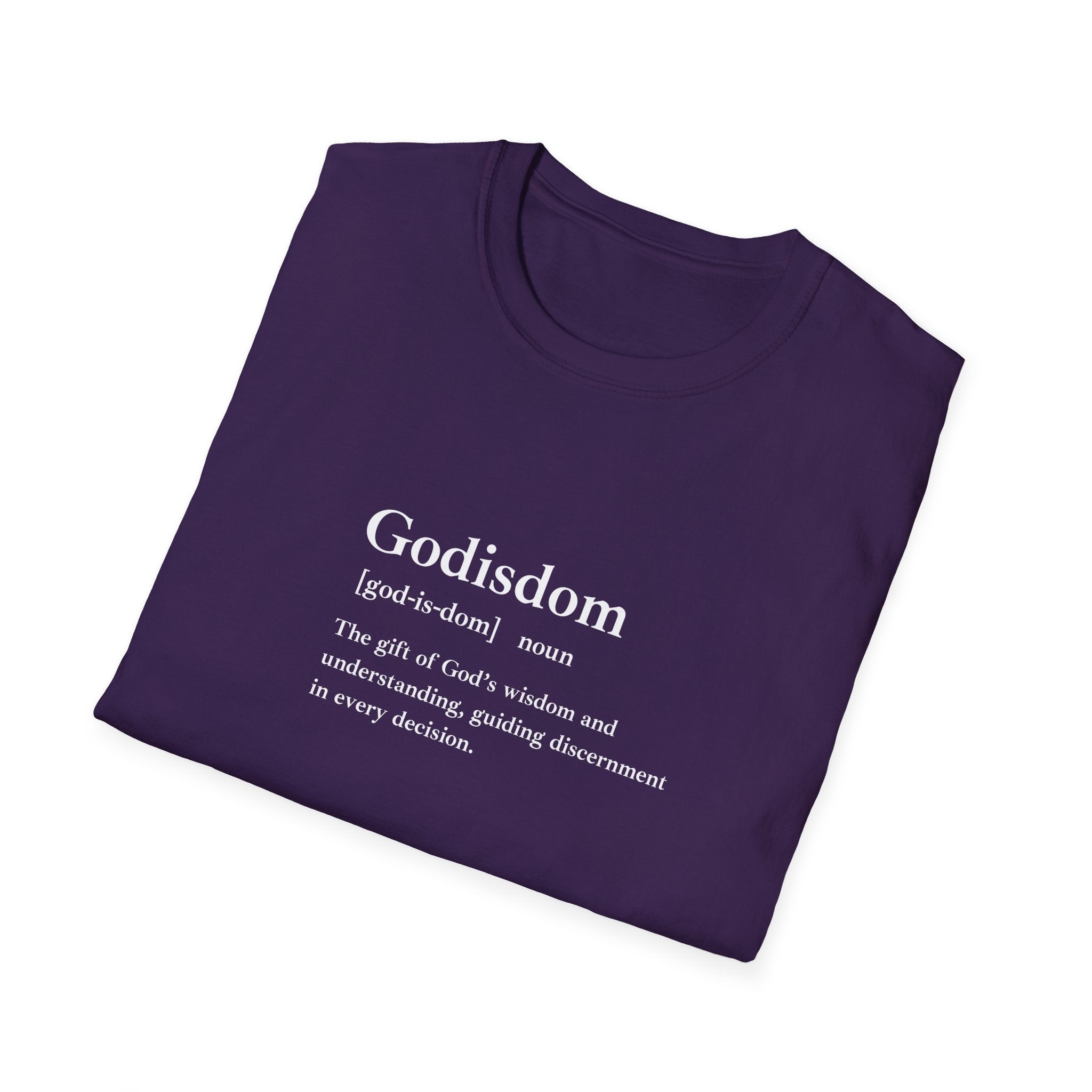 Godisdom Unisex Soft-Style T-Shirt – Comfortable, Durable, Ethical Apparel, 100% Cotton, Classic Fit