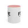Favorite Sister On Earth (FSOE) Accent Coffee Mug (11oz, 15oz)