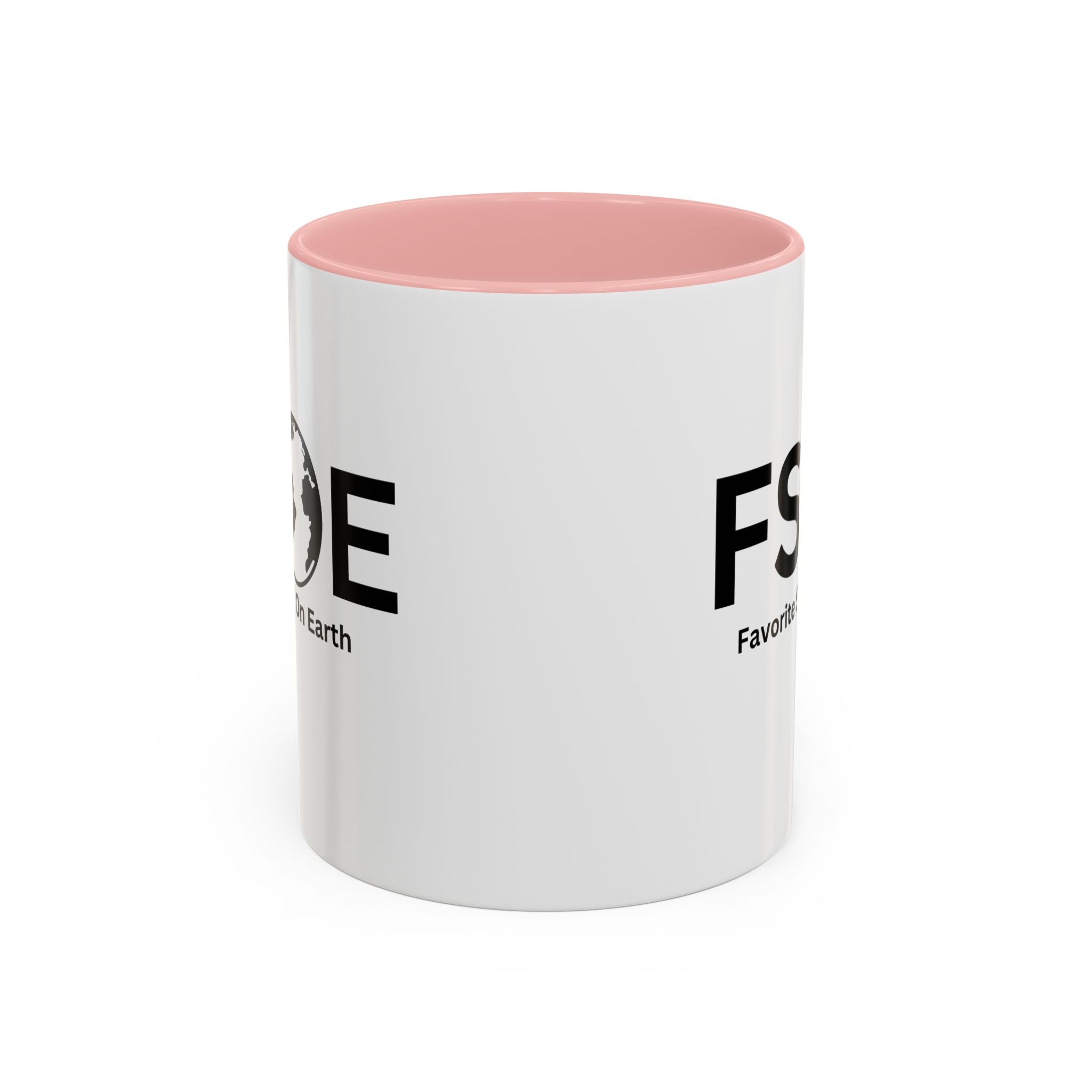 Favorite Sister On Earth (FSOE) Accent Coffee Mug (11oz, 15oz)
