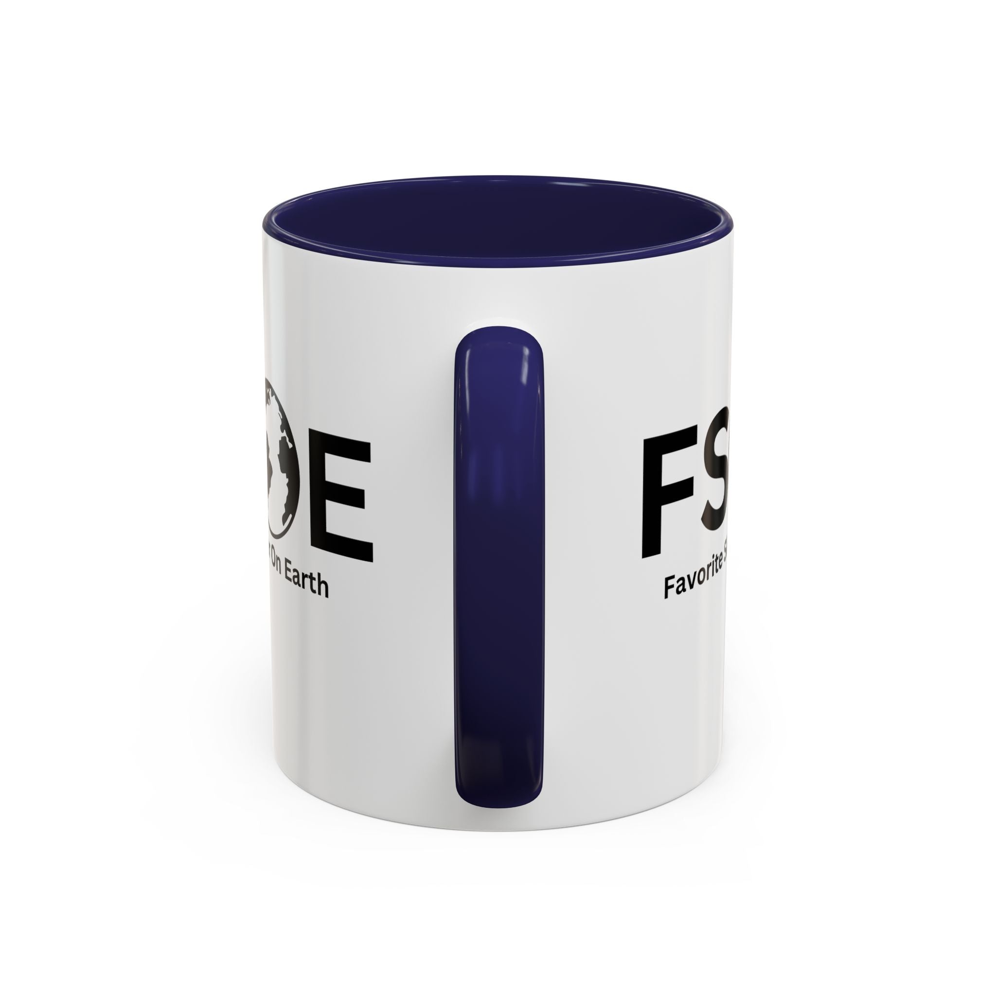 Favorite Sister On Earth (FSOE) Accent Coffee Mug (11oz, 15oz)