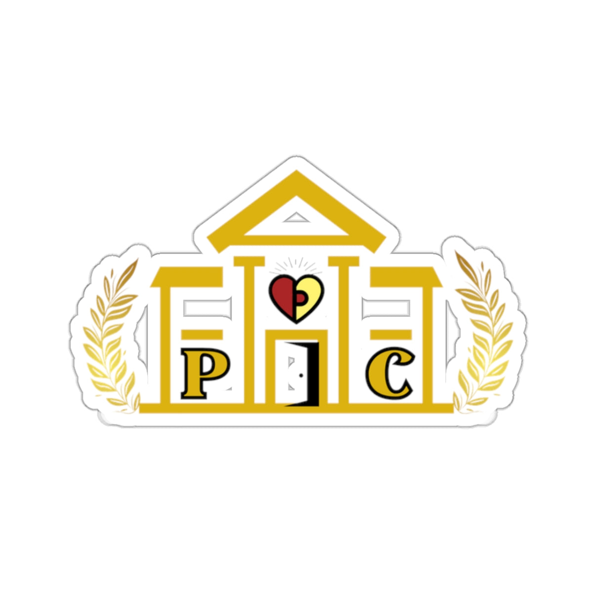 Passionoy Clubhouse Logo Kiss-Cut Stickers - Custom Vinyl Stickers for Creative Decor