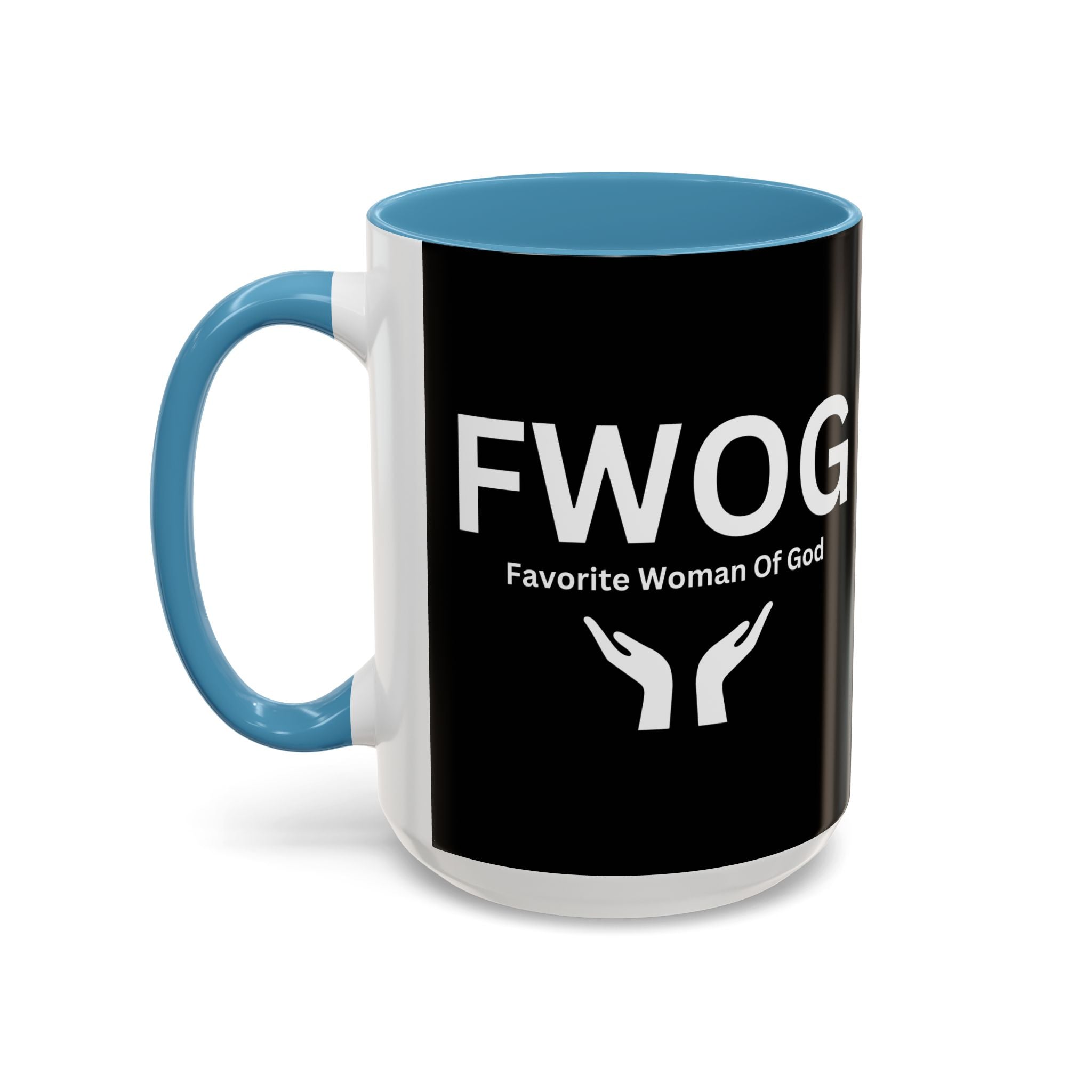 Favorite Woman of God (FWOG) Accent Coffee Mug (11oz, 15oz)