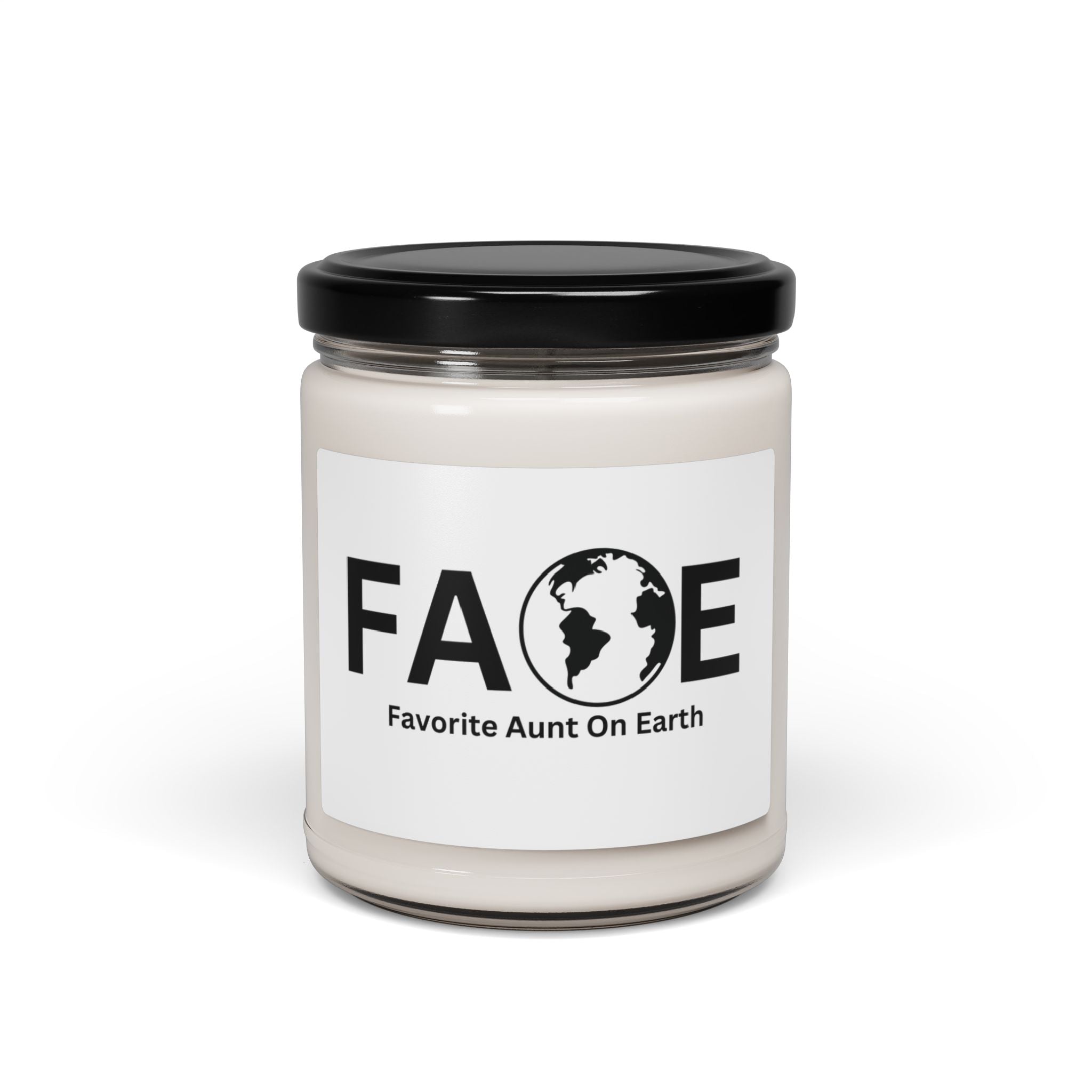 Favorite Aunt On Earth (FAOE) Scented Soy Candle - 9oz Natural Wax Candle