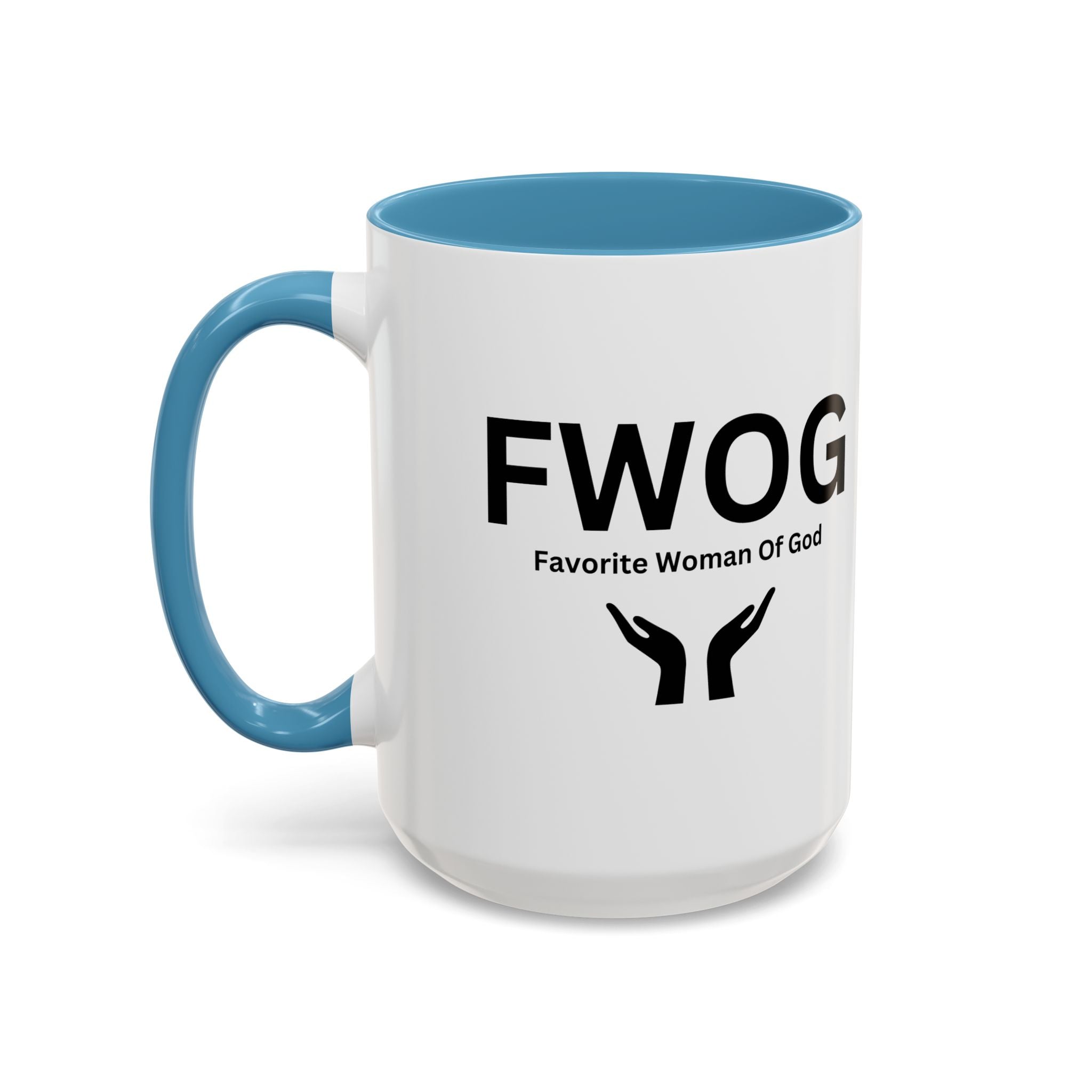 Favorite Woman of God (FWOG) Accent Coffee Mug (11, 15oz)