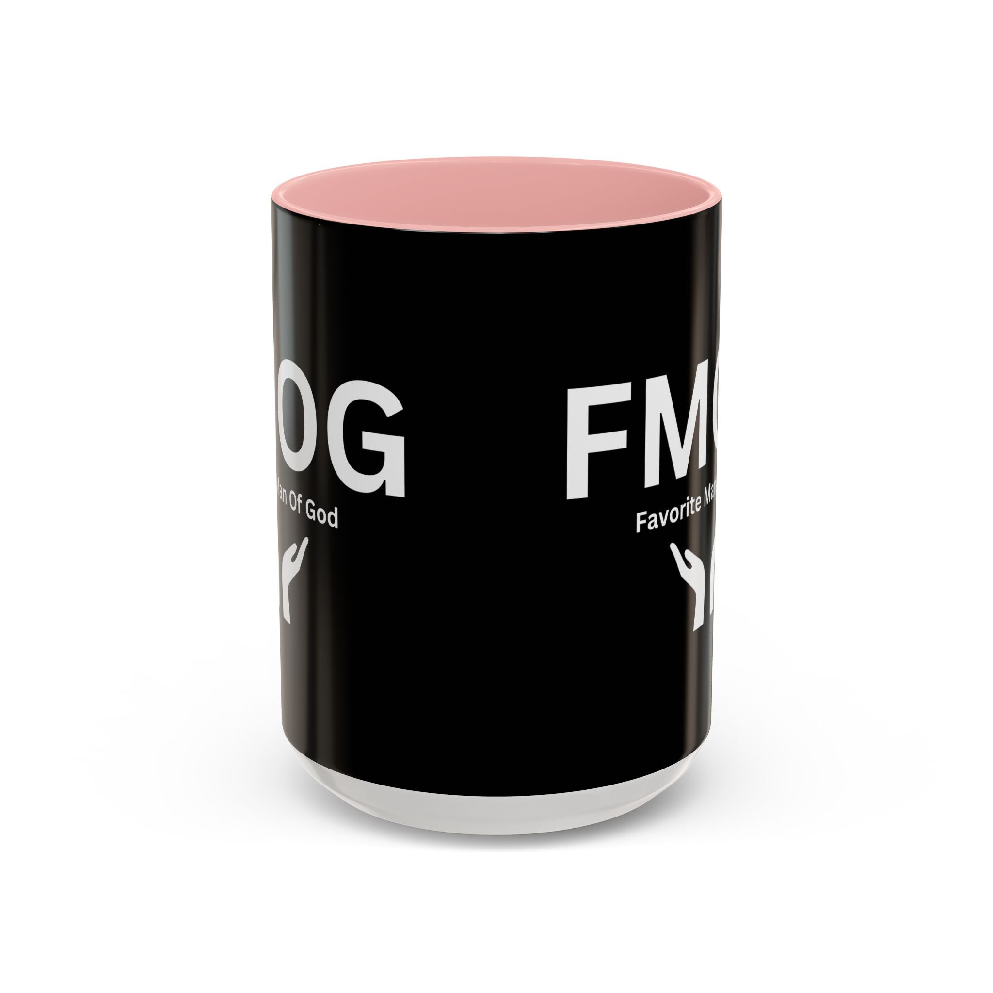 Favorite Man of God (FMOG) Accent Coffee Mug (11, 15oz)