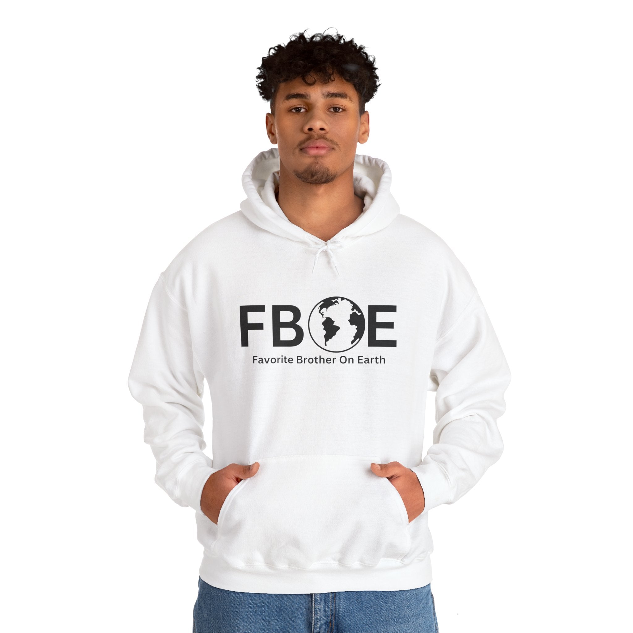 Favorite Brother On Earth (FBOE) Heavy Blend™ Hooded Sweatshirt – Warm & Durable