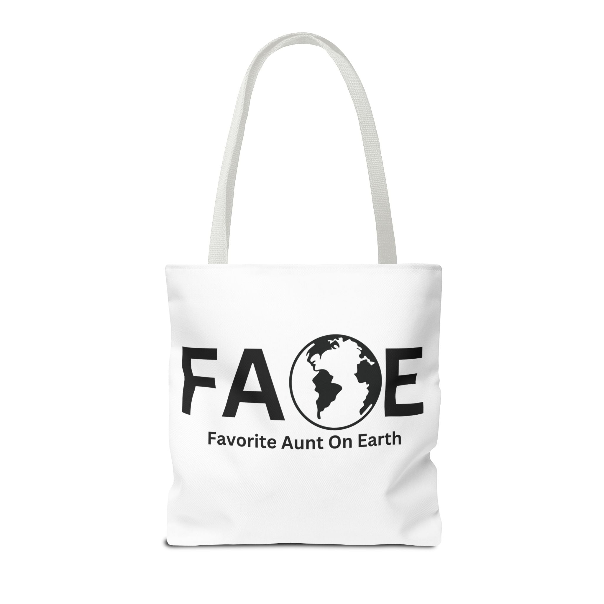 Favorite Aunt On Earth (FAOE) Tote Bag - Custom Printed Stylish and Functional Tote