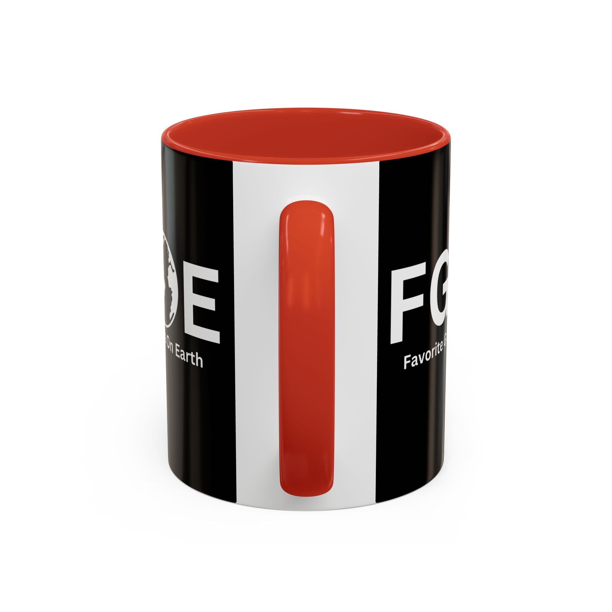 Favorite Grandpa On Earth (FGOE) Accent Coffee Mug (11oz, 15oz)