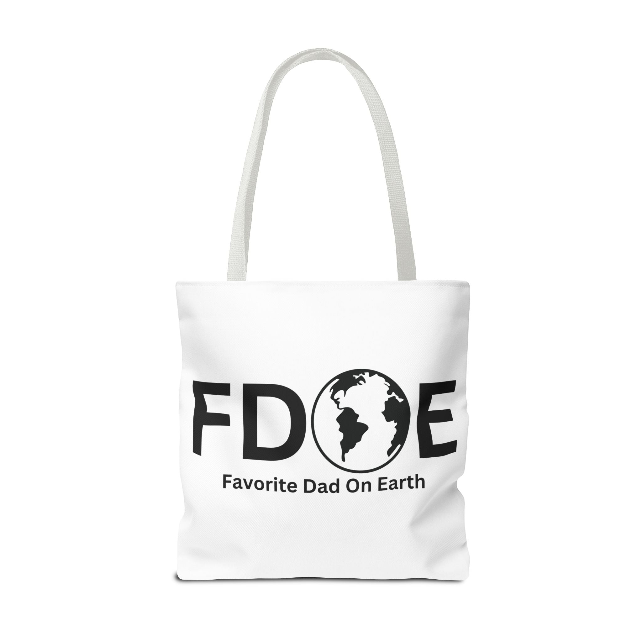 Favorite Dad On Earth (FDOE) Tote Bag- Custom Printed Stylish and Functional Tote
