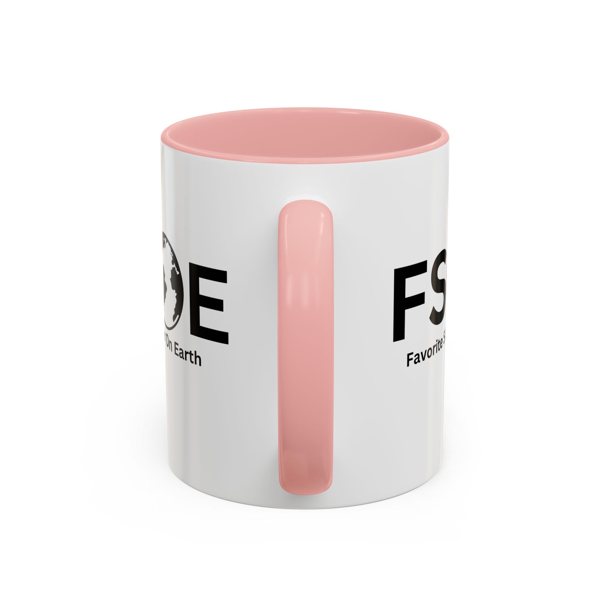 Favorite Sister On Earth (FSOE) Accent Coffee Mug (11oz, 15oz)