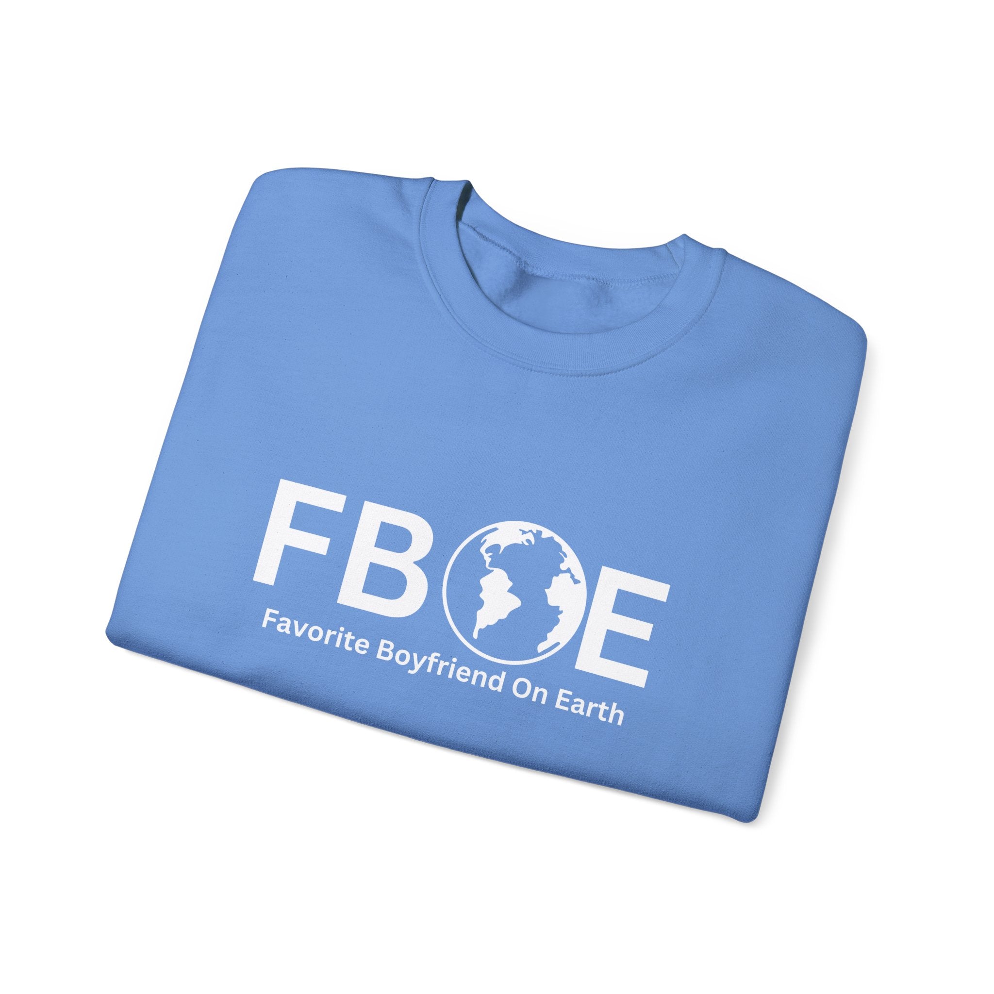 Favorite Boyfriend On Earth (FBOE) Unisex Heavy Blend™ Crewneck Sweatshirt – Cozy Cotton-Polyester Blend