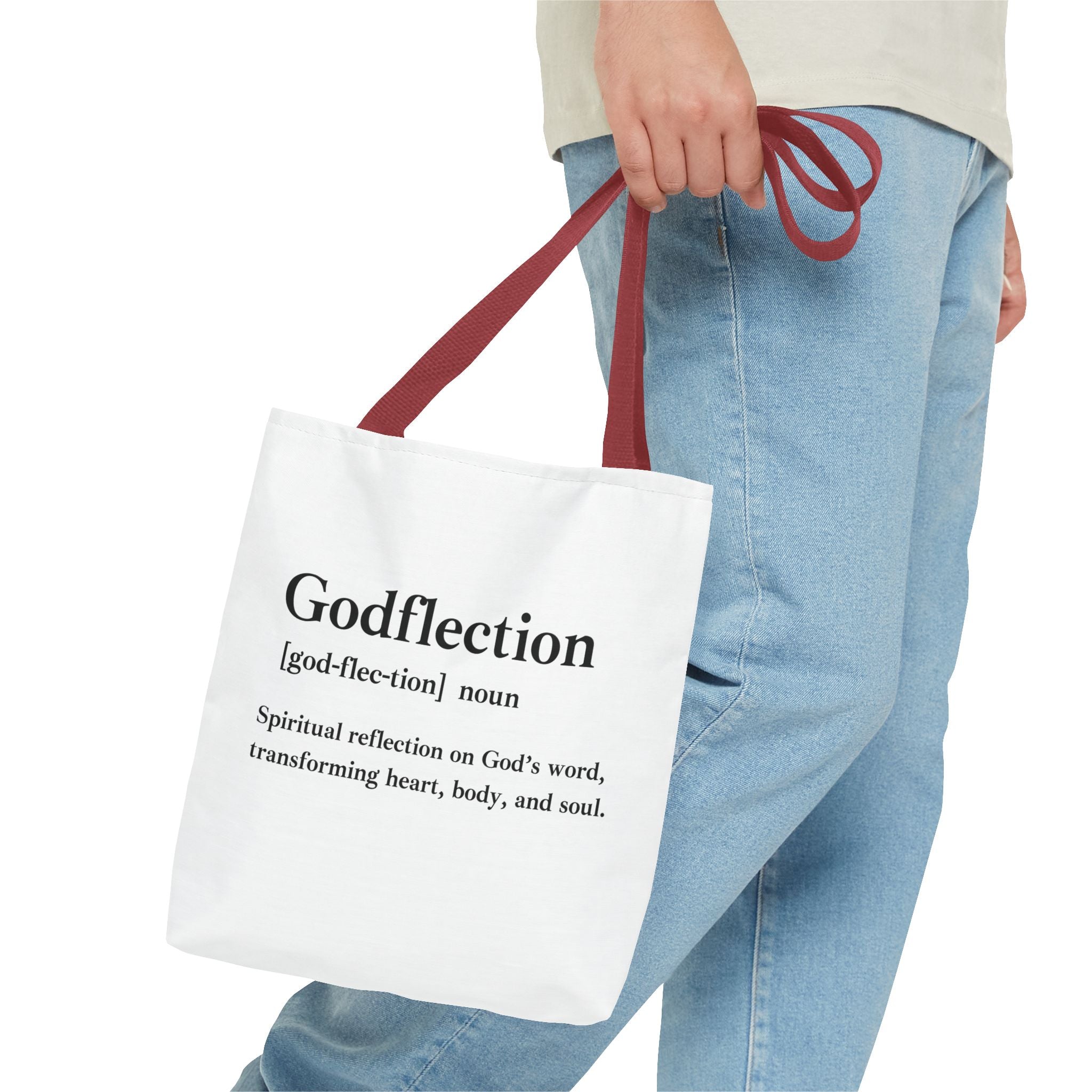 Godflection Tote Bag - Custom Printed Stylish and Functional Tote