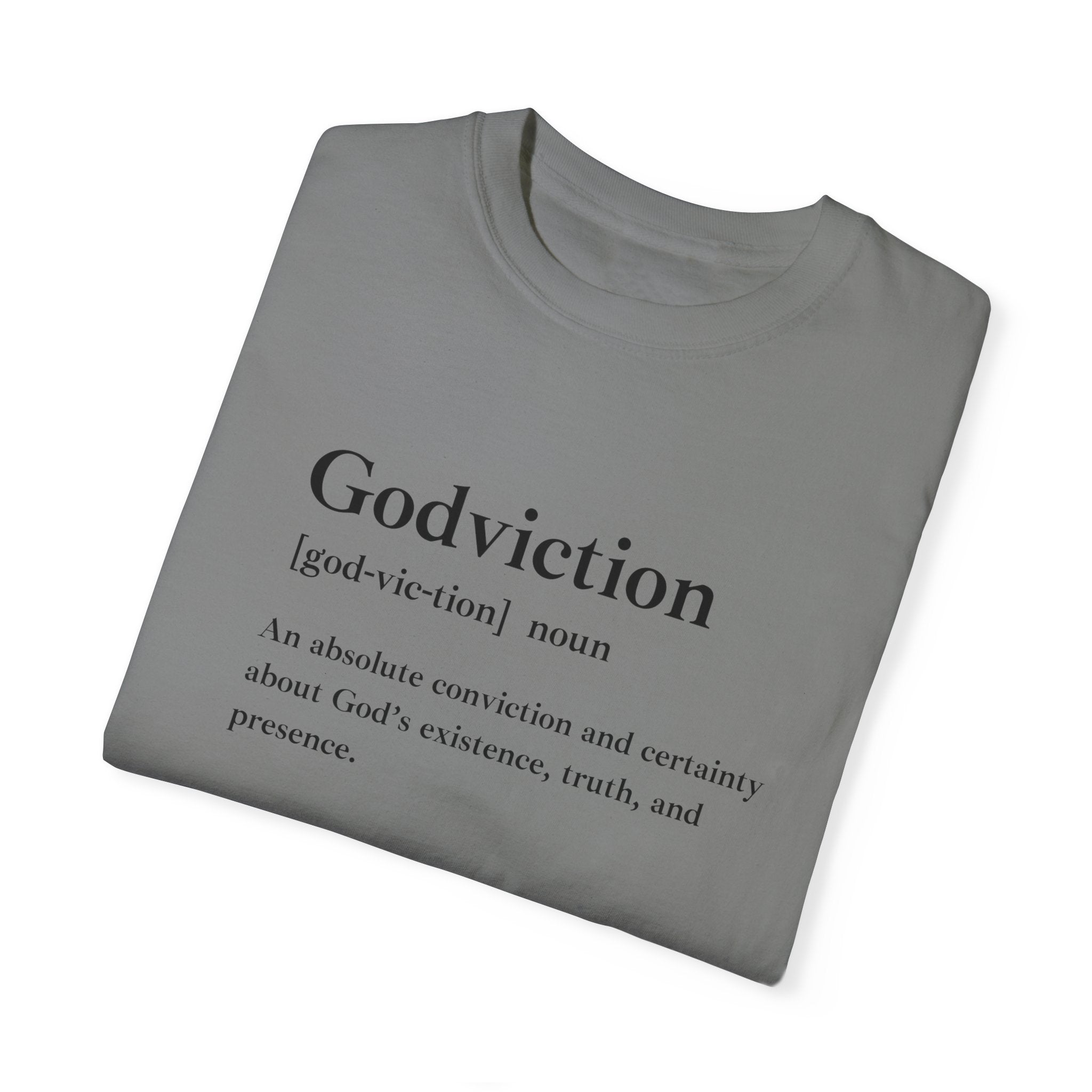 Godviction Unisex Garment-Dyed T-Shirt – Comfort Colors 1717