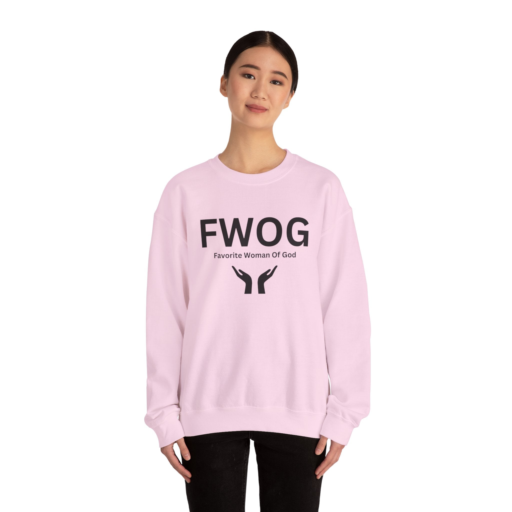 Favorite Woman of God (FWOG) Unisex Heavy Blend™ Crewneck Sweatshirt