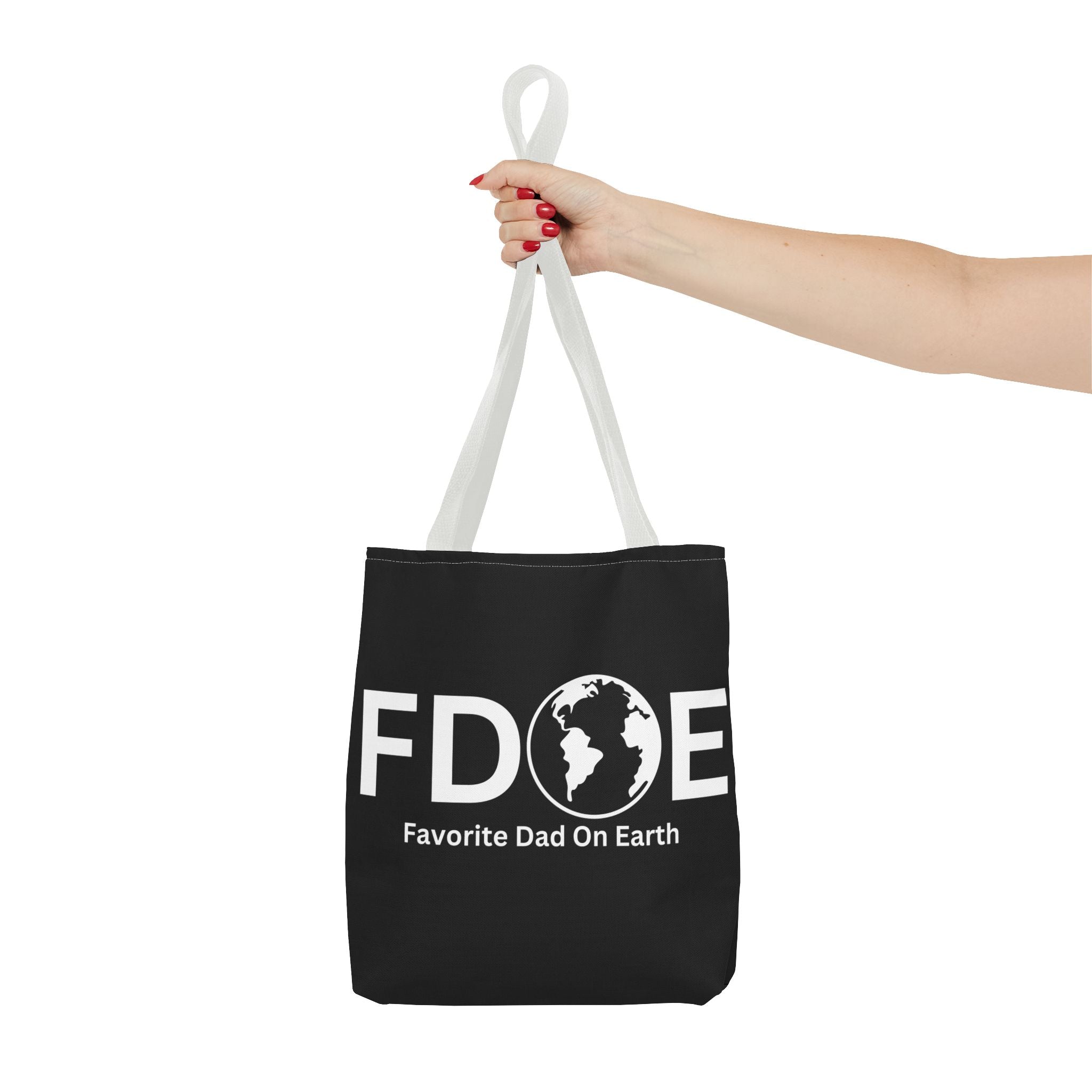 Favorite Dad On Earth (FDOE) Tote Bag- Custom Printed Stylish and Functional Tote
