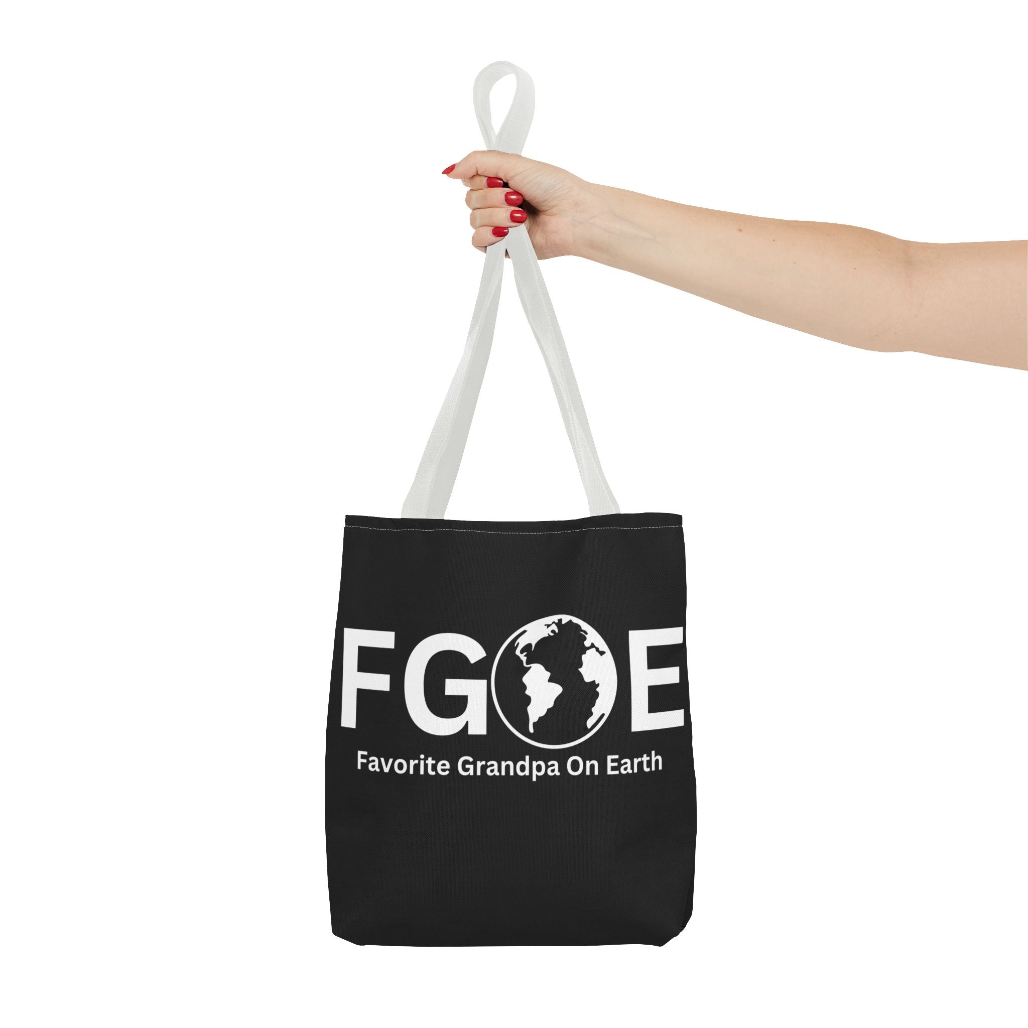 Favorite Grandpa On Earth (FGOE) Tote Bag - Custom Printed Stylish and Functional Tote