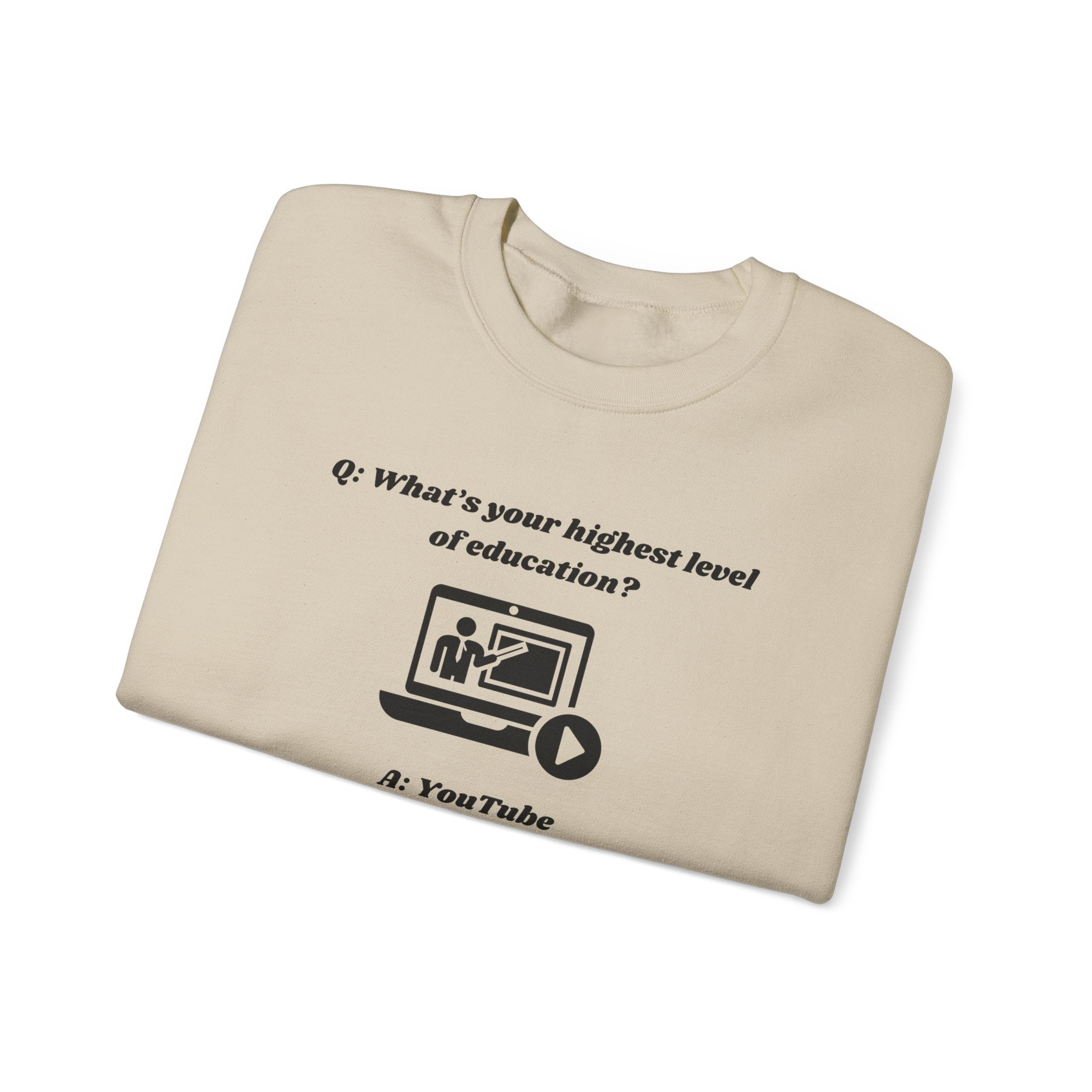 What's your highest level of education? YouTube - Unisex Sweatshirt