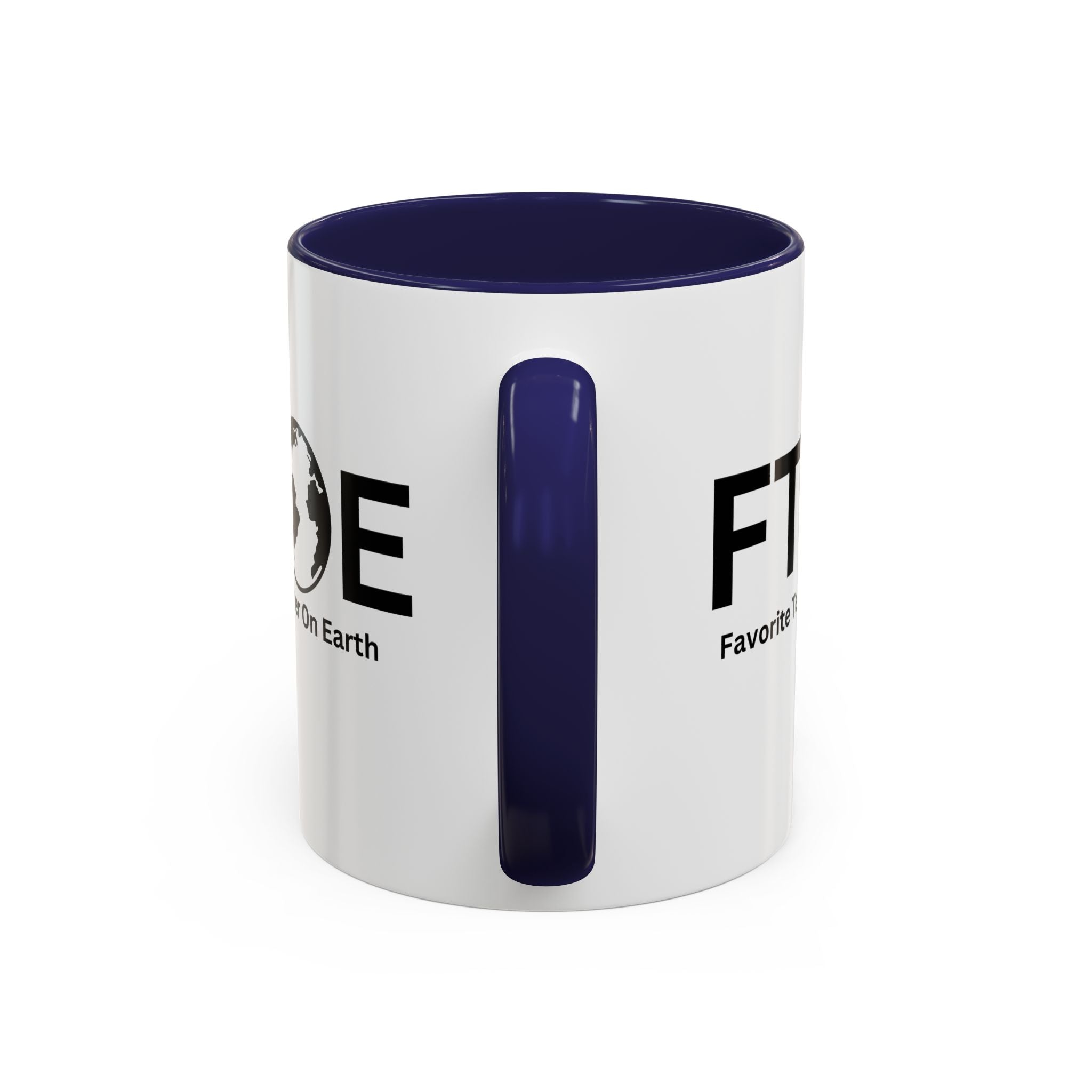 Favorite Teacher On Earth (FTOE) Accent Coffee Mug (11oz, 15oz)