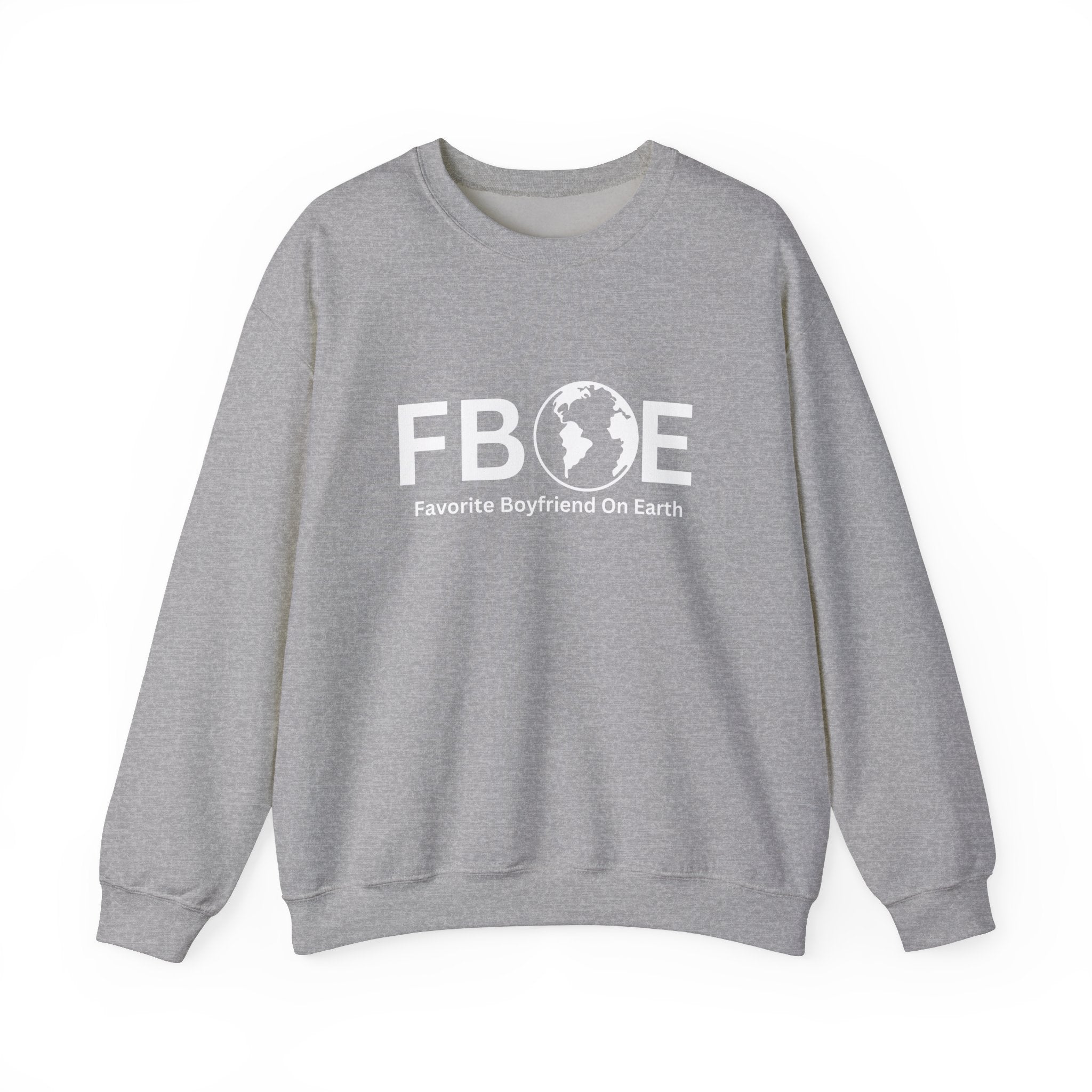 Favorite Boyfriend On Earth (FBOE) Unisex Heavy Blend™ Crewneck Sweatshirt – Cozy Cotton-Polyester Blend