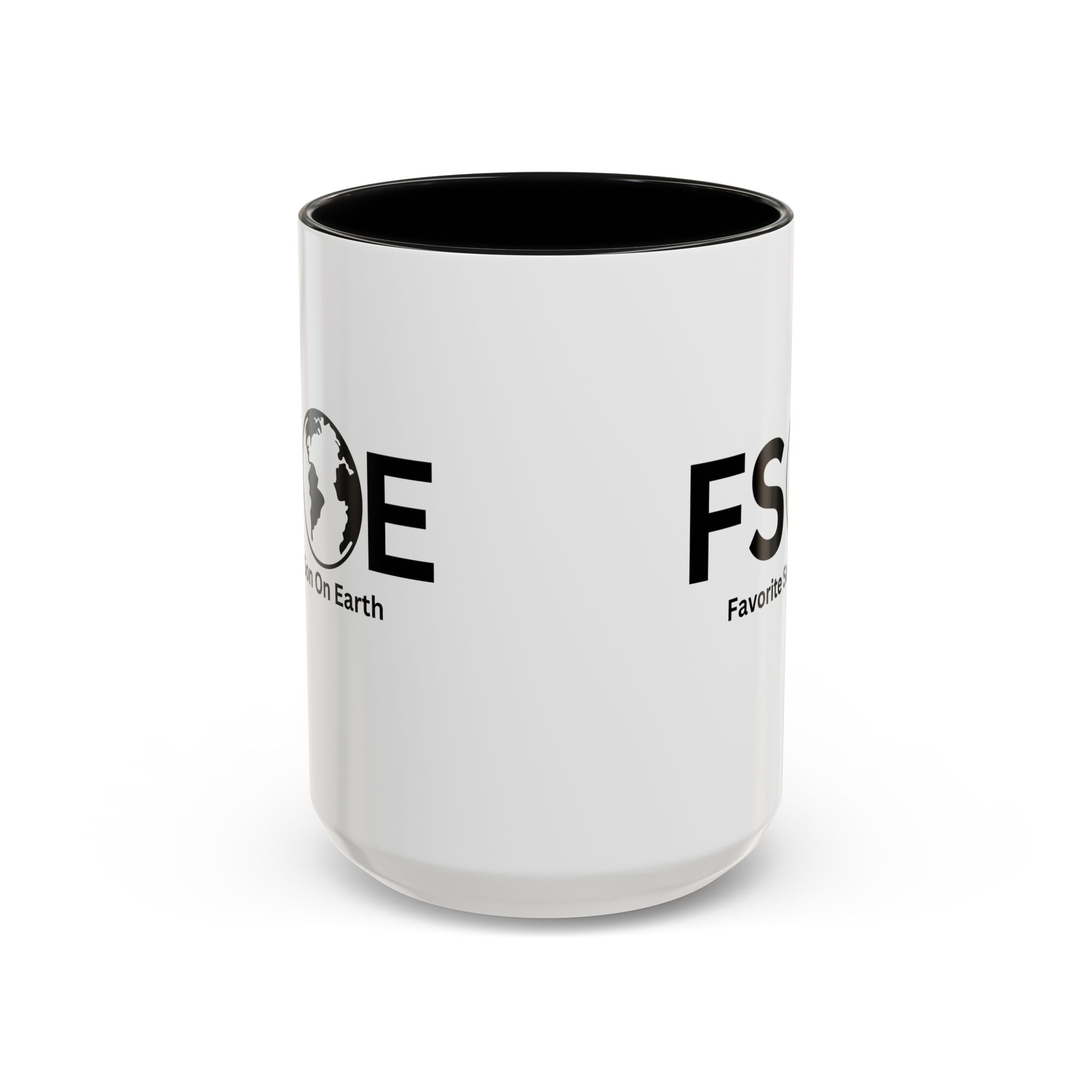 Favorite Son On Earth (FSOE) Accent Coffee Mug (11oz, 15oz)