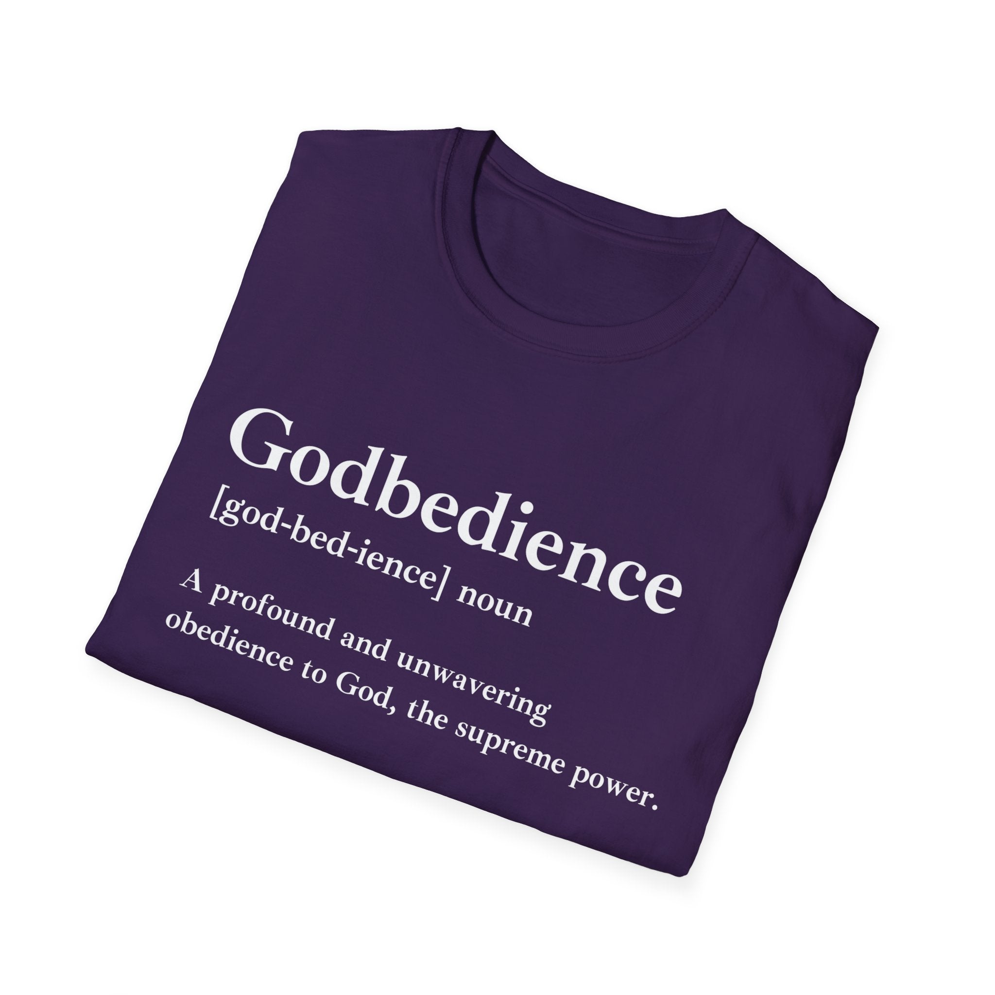 Godbedience Unisex Softstyle T-Shirt