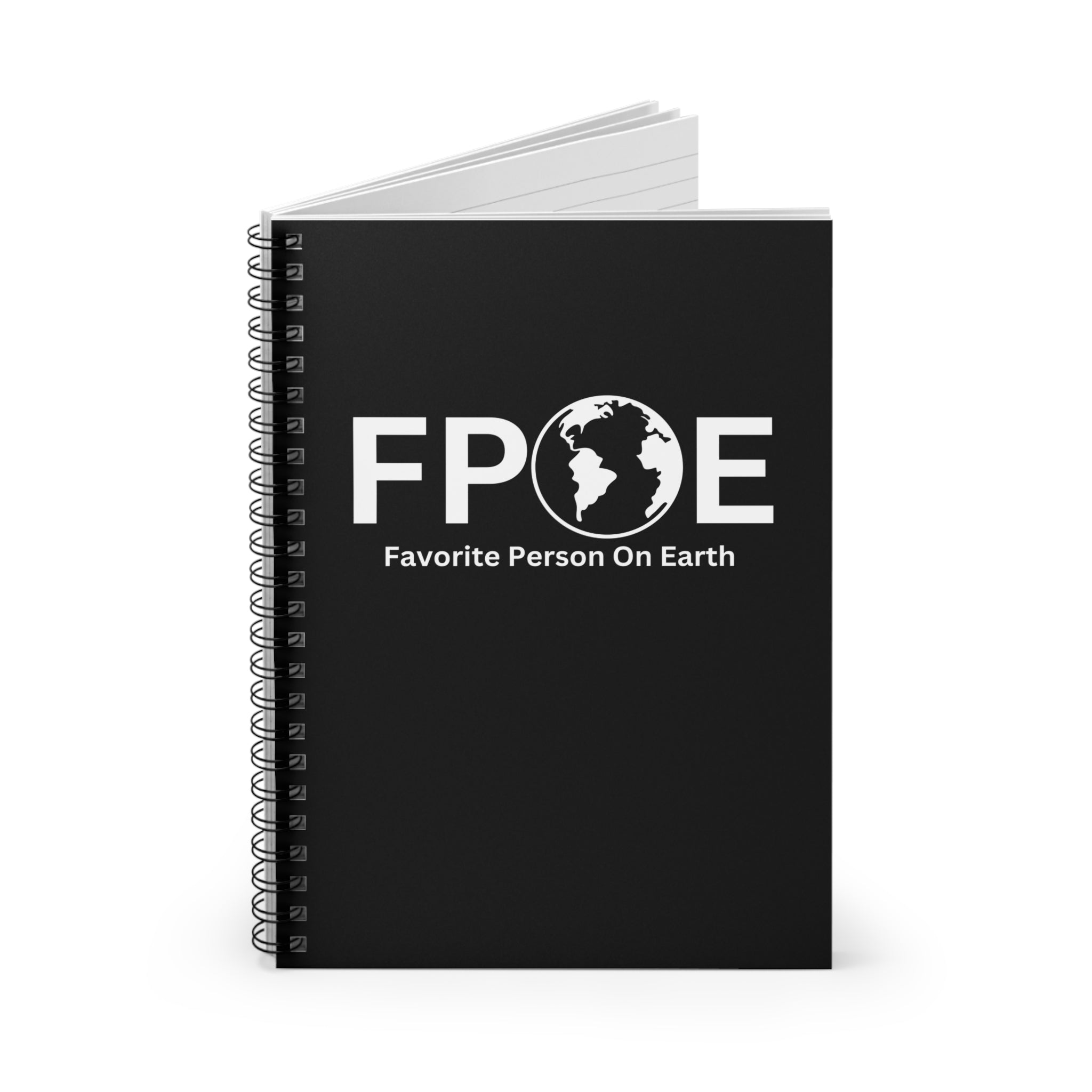 Favorite Person On Earth (FPOE) Spiral Notebook - 118 Page Ruled Line Notebook for Everyday Use