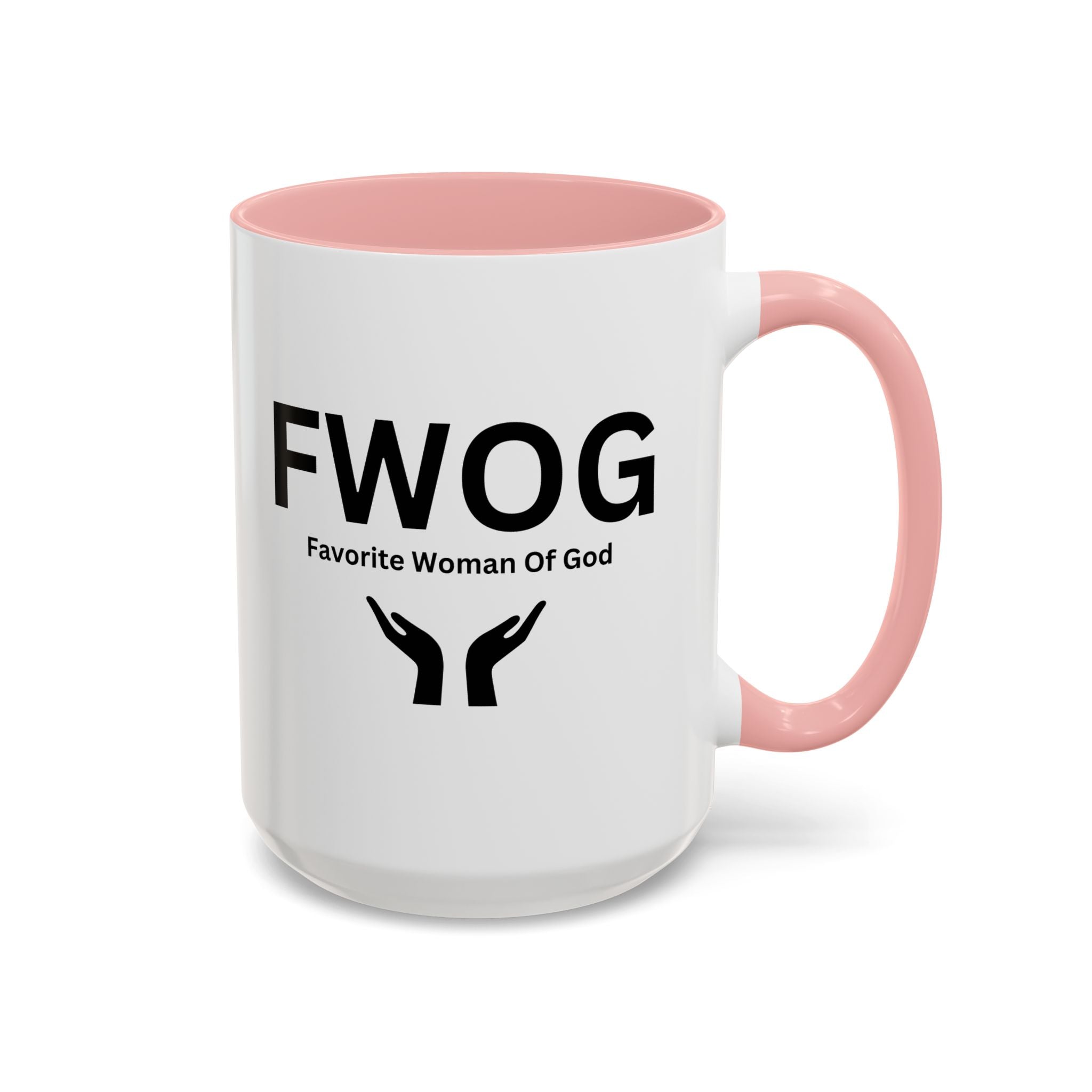 Favorite Woman of God (FWOG) Accent Coffee Mug (11, 15oz)