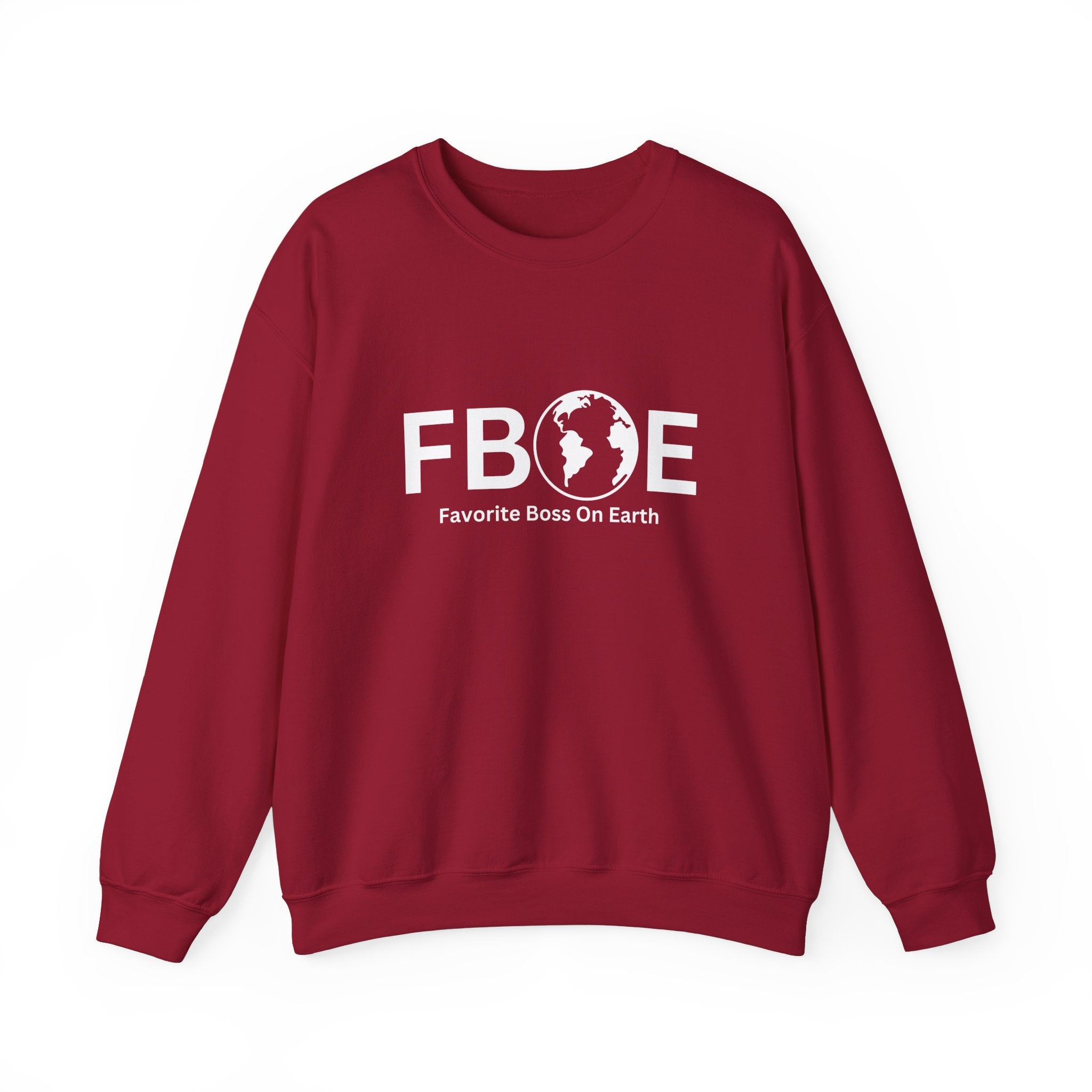 Favorite Boss On Earth (FBOE) - Unisex Heavy Blend Crewneck Sweatshirt