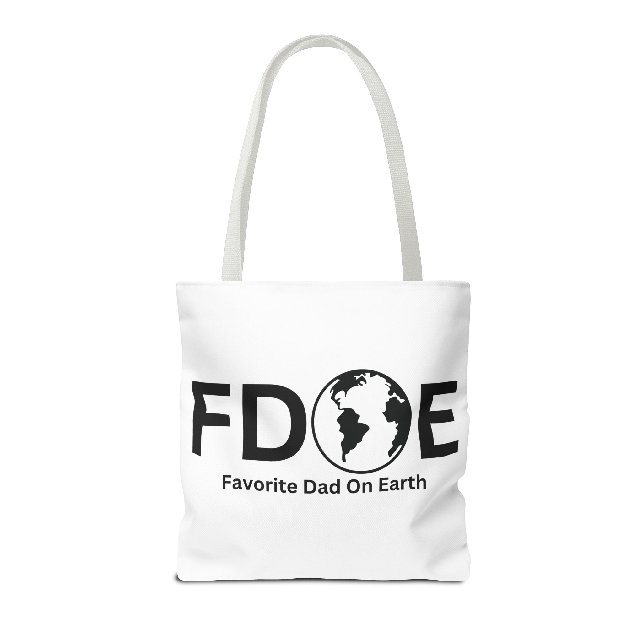 Favorite Dad On Earth (FDOE) Tote Bag- Custom Printed Stylish and Functional Tote