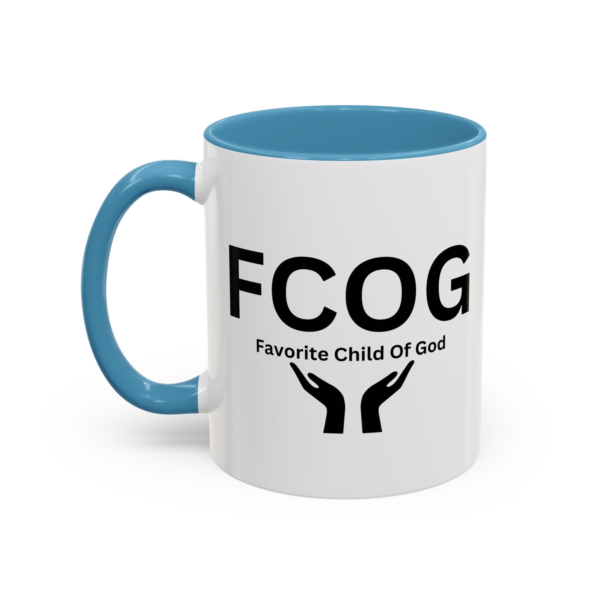 Favorite Child of God (FCOG) Accent Coffee Mug (11, 15oz)