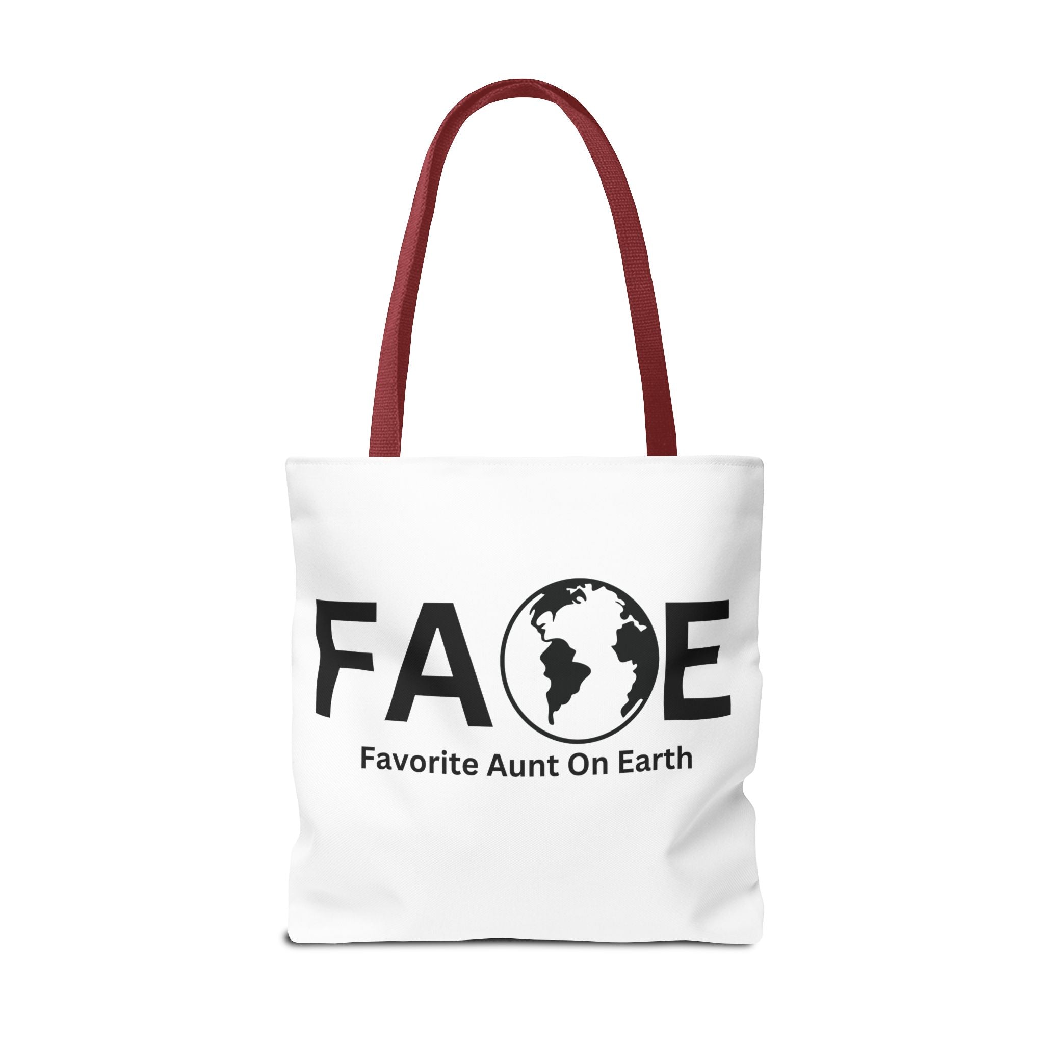 Favorite Aunt On Earth (FAOE) Tote Bag - Custom Printed Stylish and Functional Tote