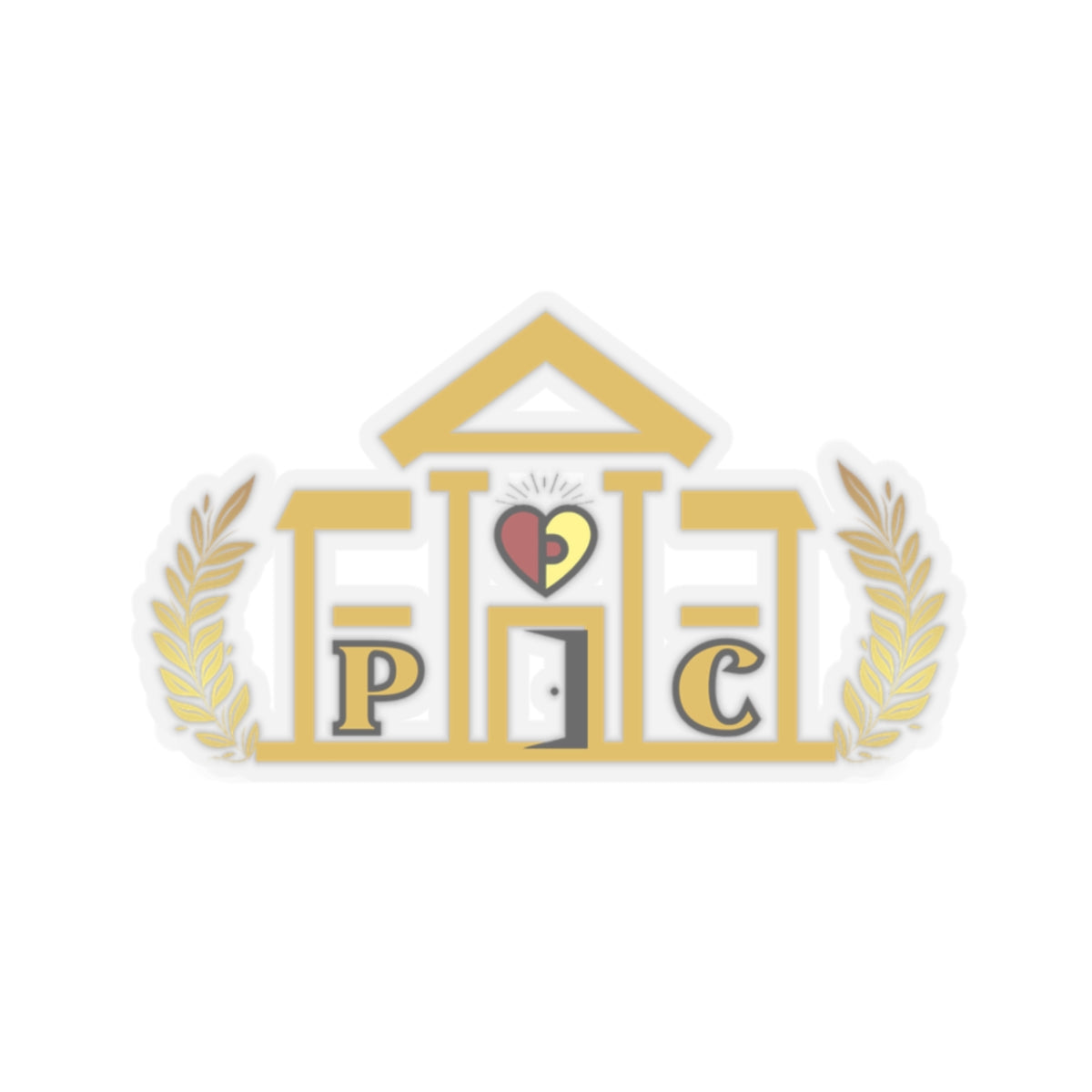 Passionoy Clubhouse Logo Kiss-Cut Stickers - Custom Vinyl Stickers for Creative Decor