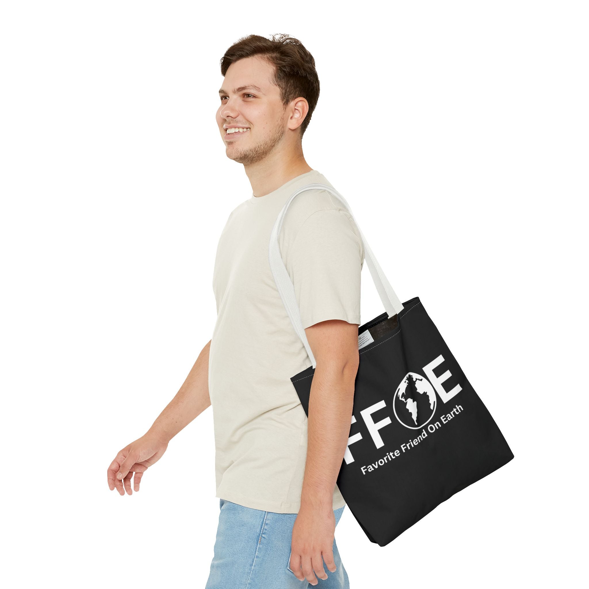 Favorite Friend On Earth (FFOE) Tote Bag - Custom Printed Stylish and Functional Tote